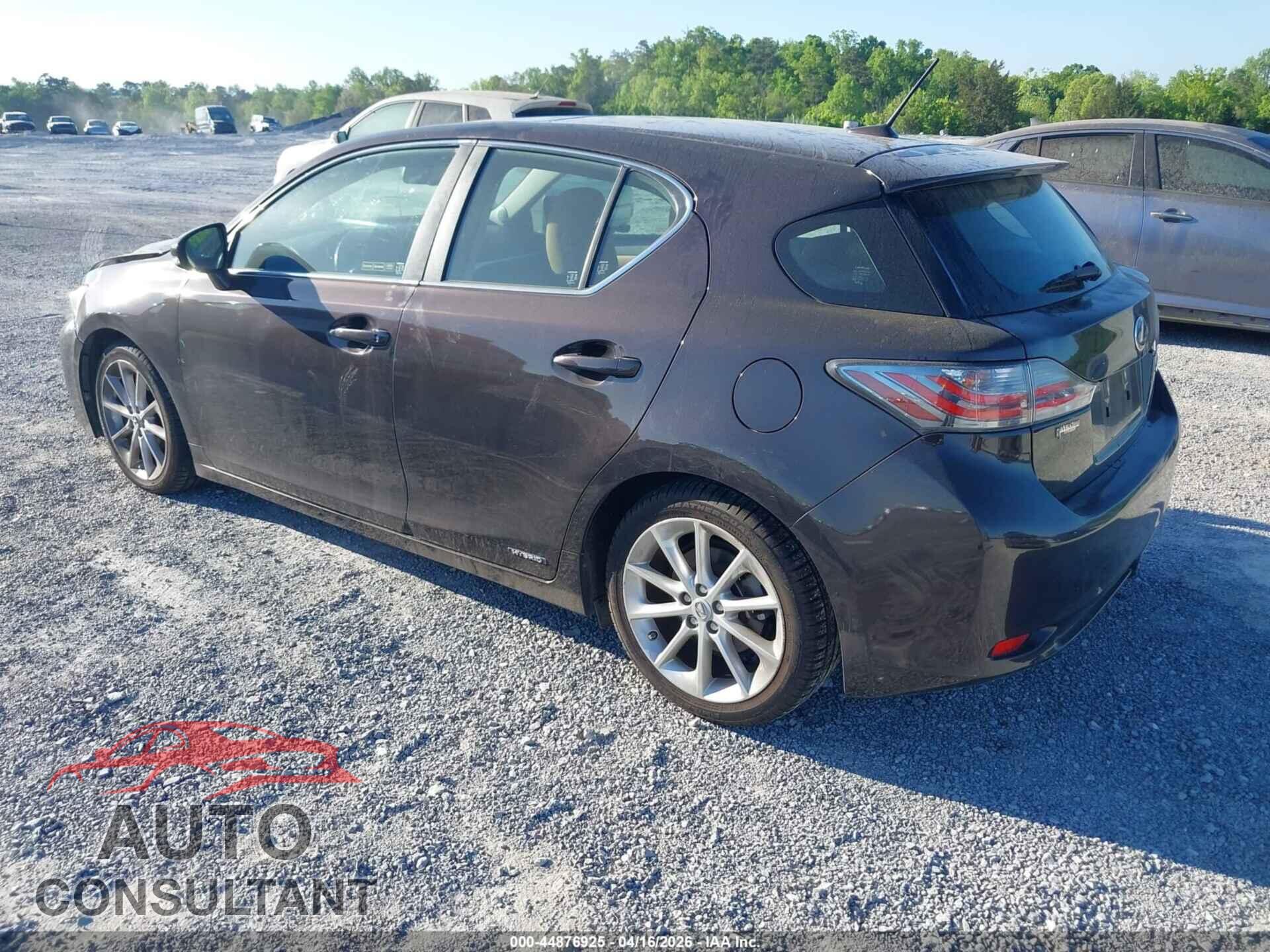 LEXUS CT 200H 2011 - JTHKD5BH8B2002677
