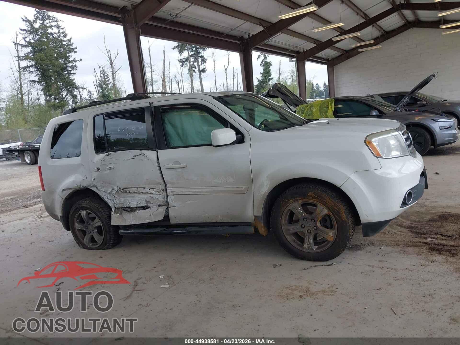 HONDA PILOT 2013 - 5FNYF4H56DB039059
