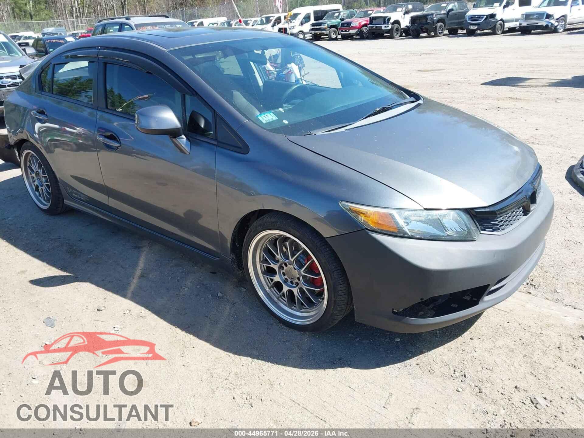 HONDA CIVIC 2012 - 2HGFB6E59CH700967