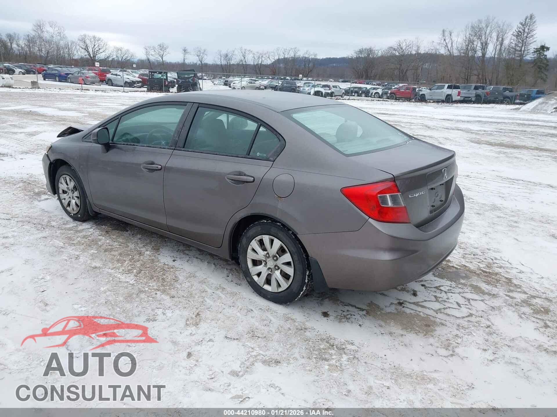 HONDA CIVIC 2012 - 19XFB2F55CE083889
