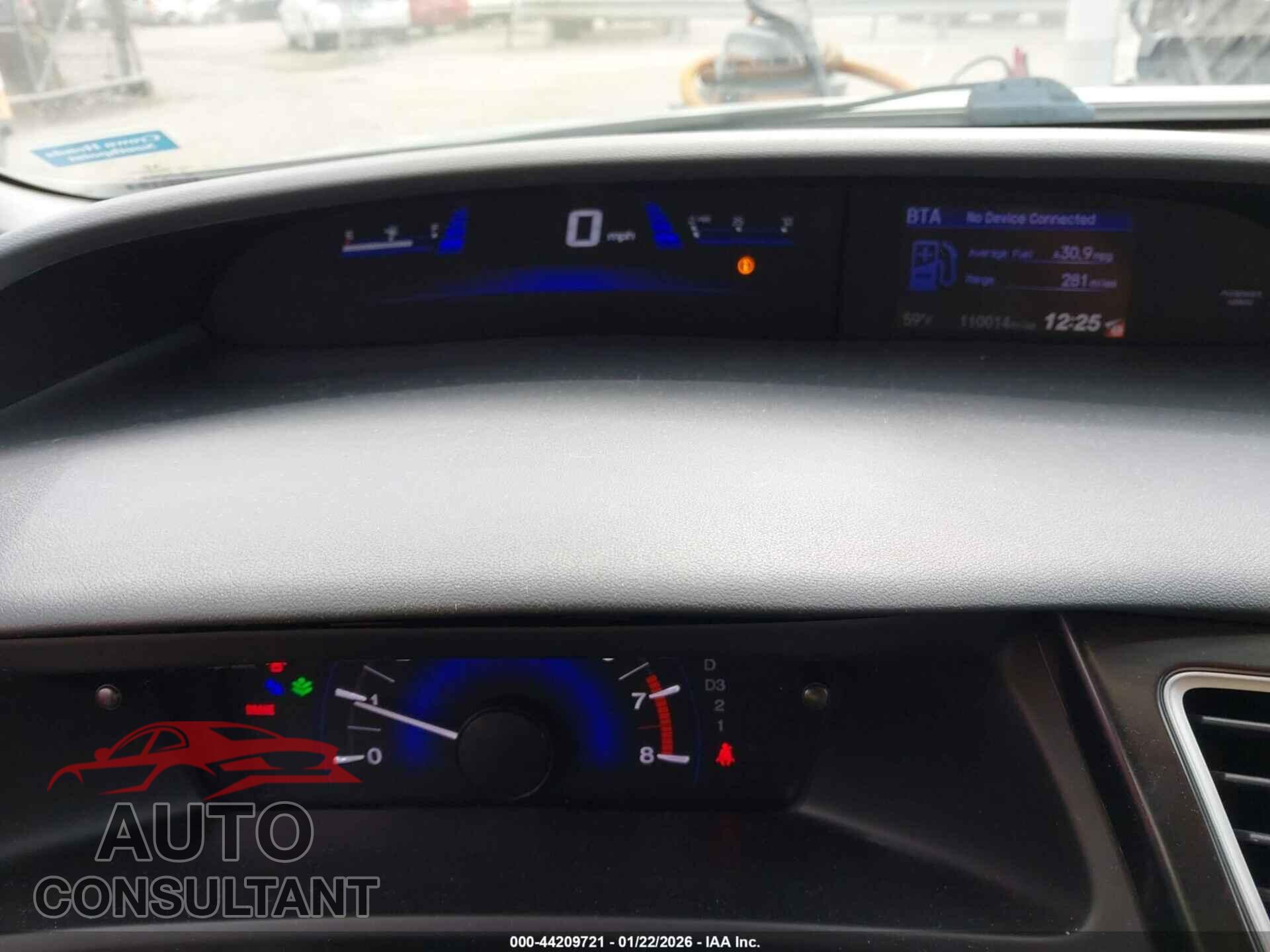 HONDA CIVIC 2013 - 2HGFB2F89DH534341