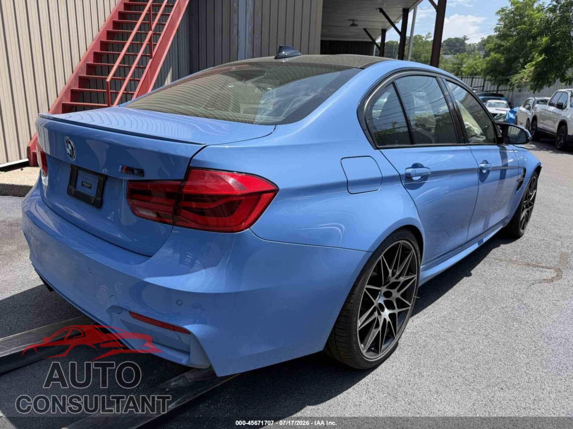 BMW M3 2018 - WBS8M9C50J5L01125