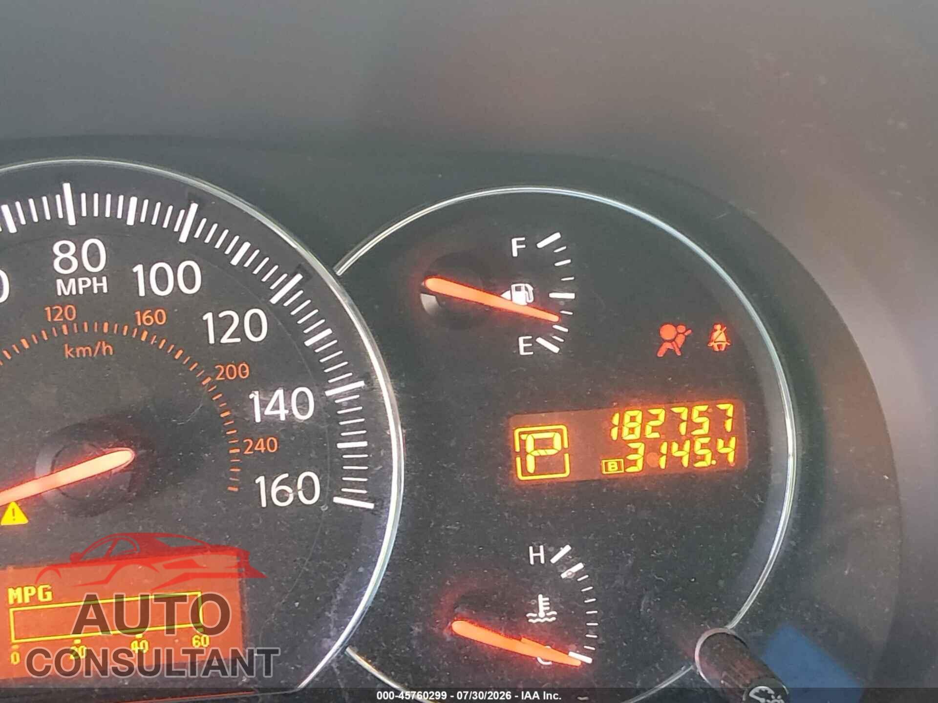 NISSAN MAXIMA 2011 - 1N4AA5AP1BC851161
