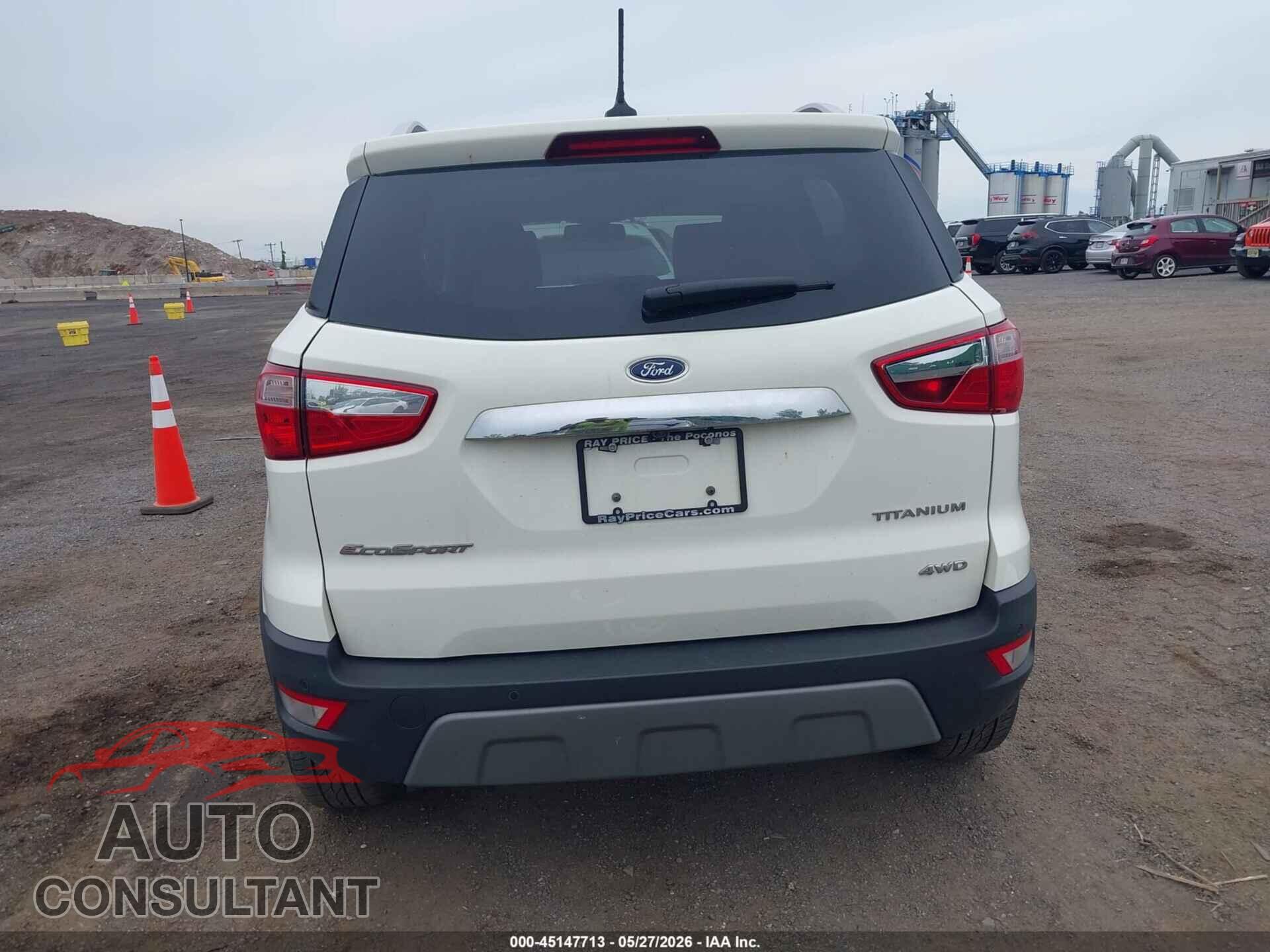 FORD ECOSPORT 2020 - MAJ6S3KL7LC338713