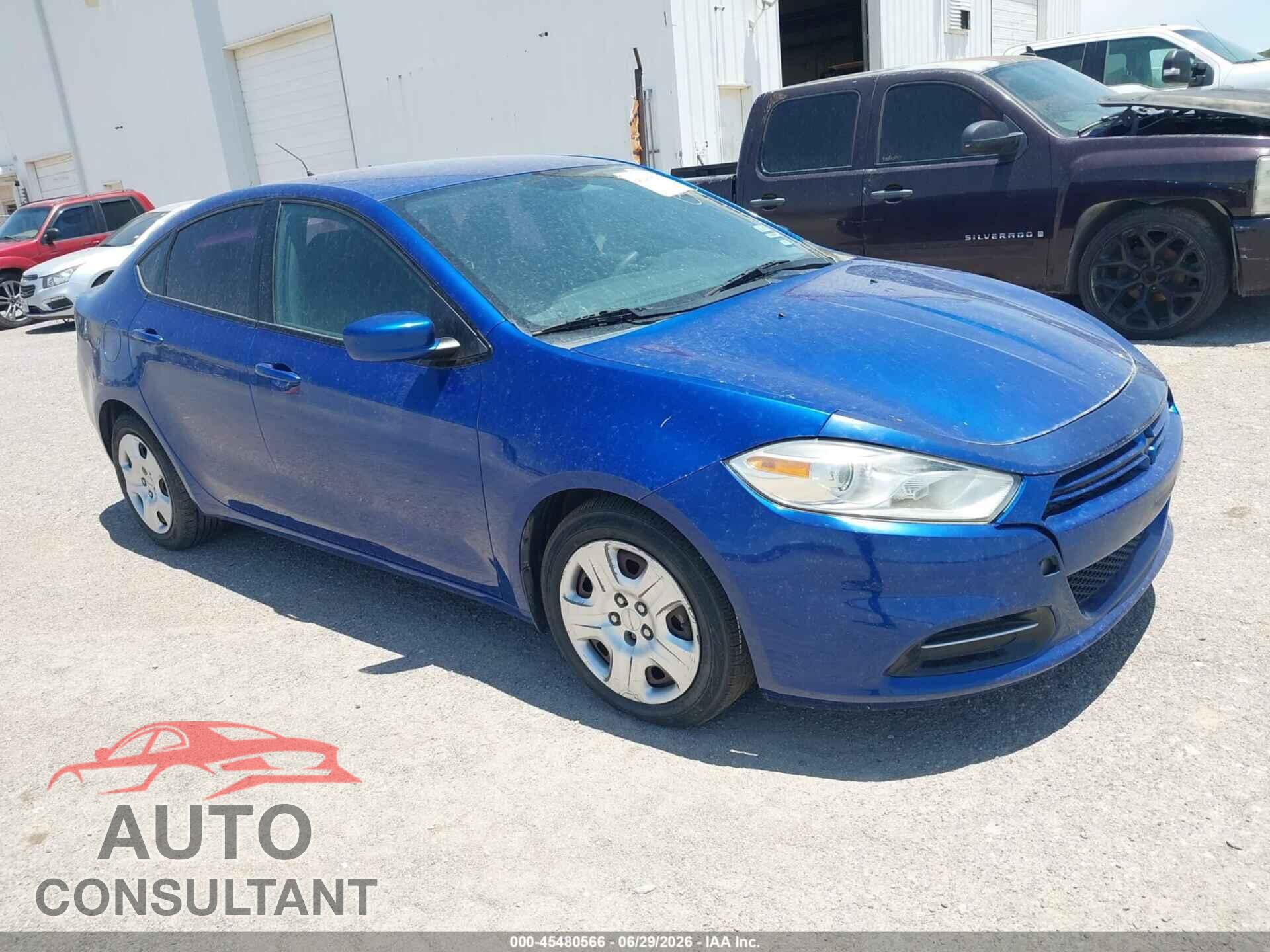 DODGE DART 2014 - 1C3CDFAA0ED768321