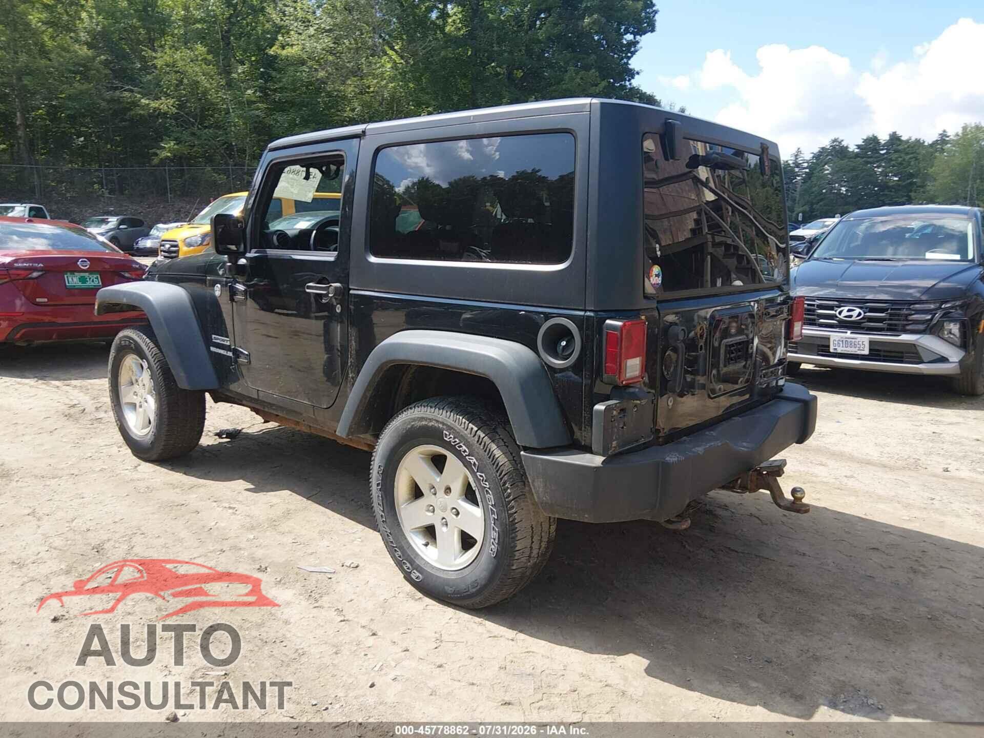 JEEP WRANGLER 2012 - 1C4AJWAG5CL256184