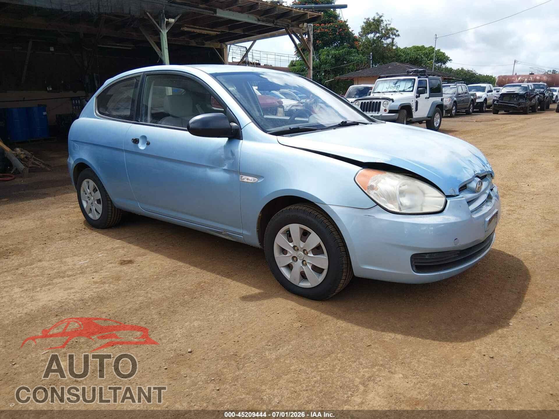 HYUNDAI ACCENT 2009 - KMHCM36C29U118265