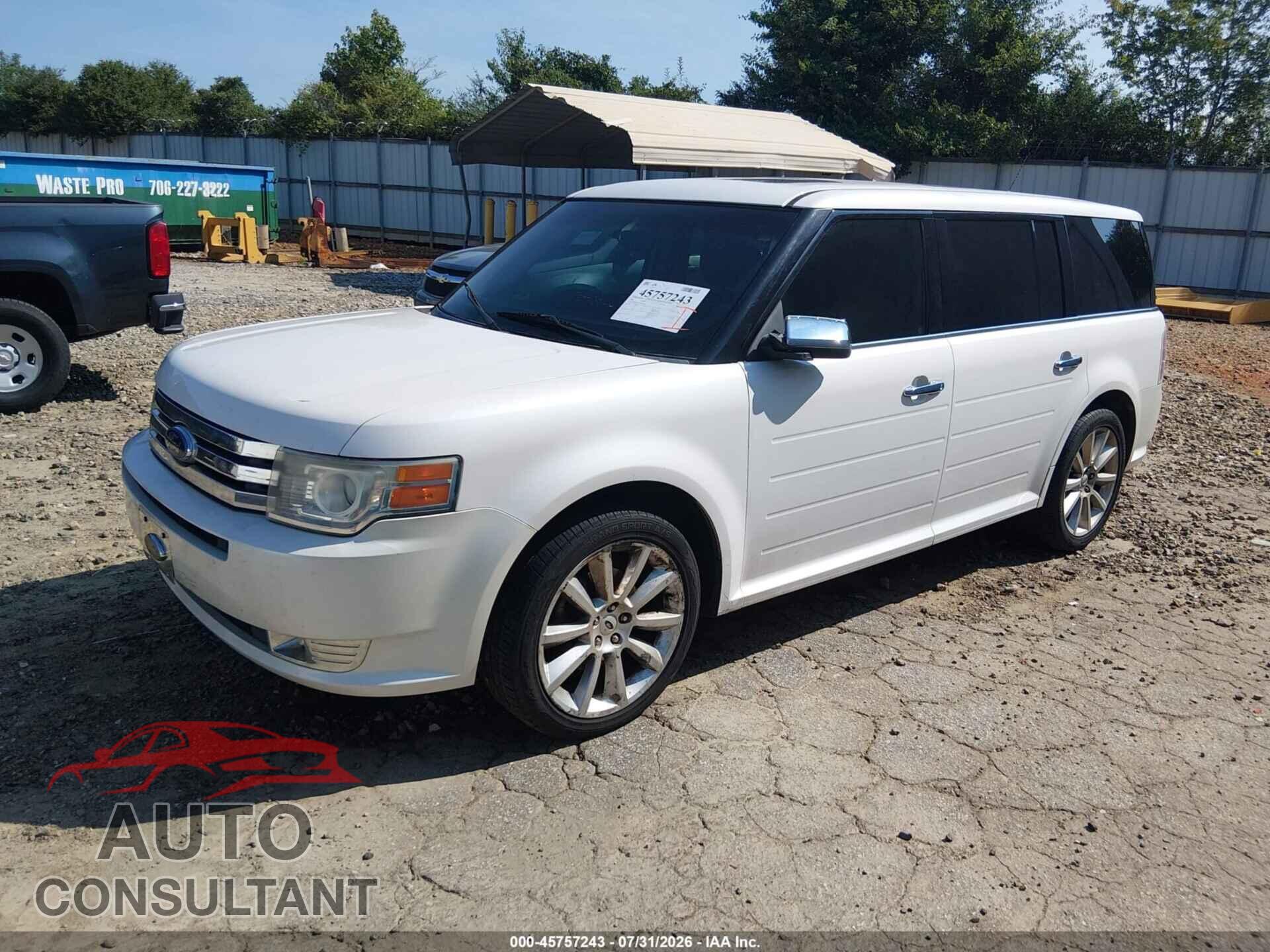 FORD FLEX 2012 - 2FMGK5DC5CBD19662