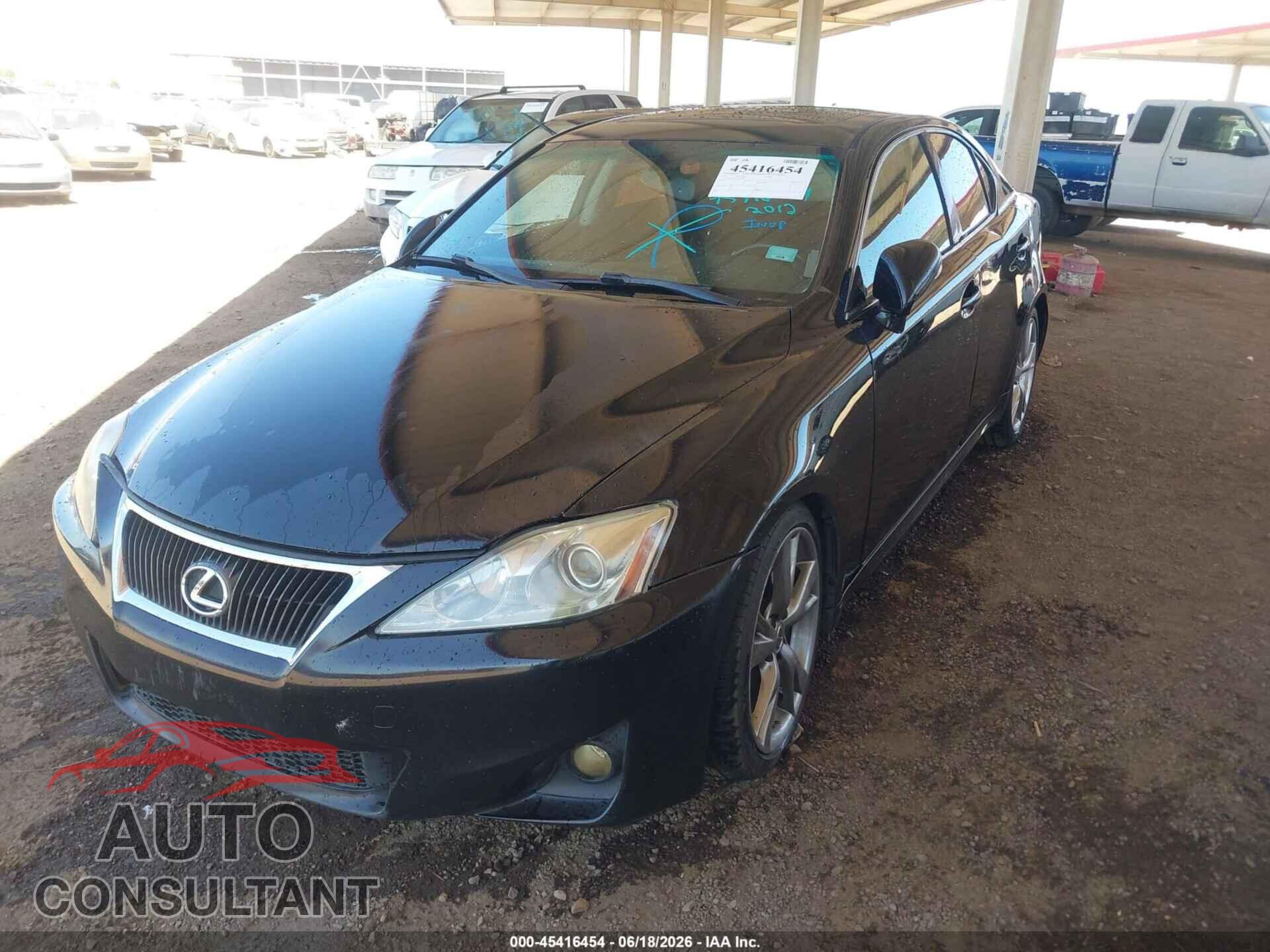 LEXUS IS 250 2012 - JTHBF5C24C5163953