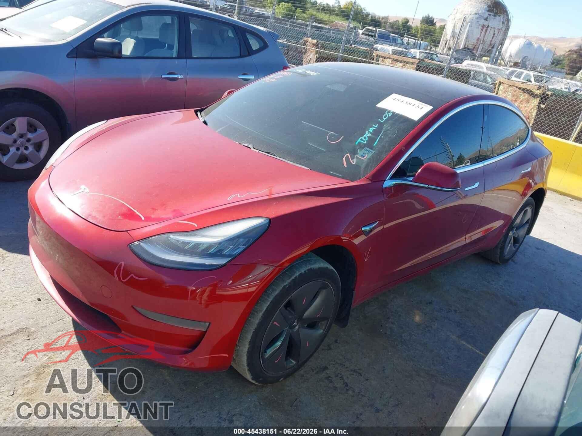 TESLA MODEL 3 2019 - 5YJ3E1EA9KF396536