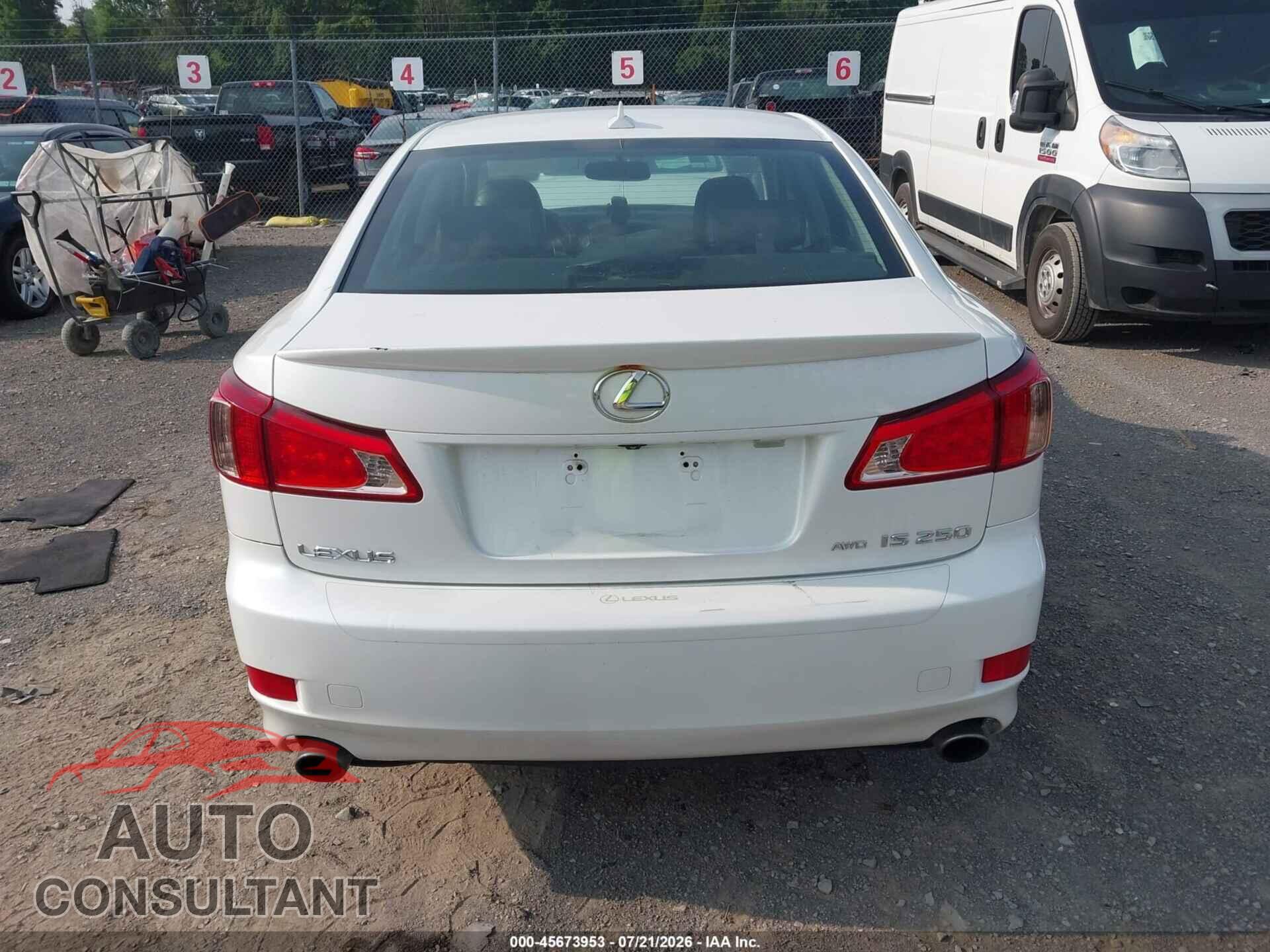 LEXUS IS 250 2012 - JTHCF5C2XC5058497