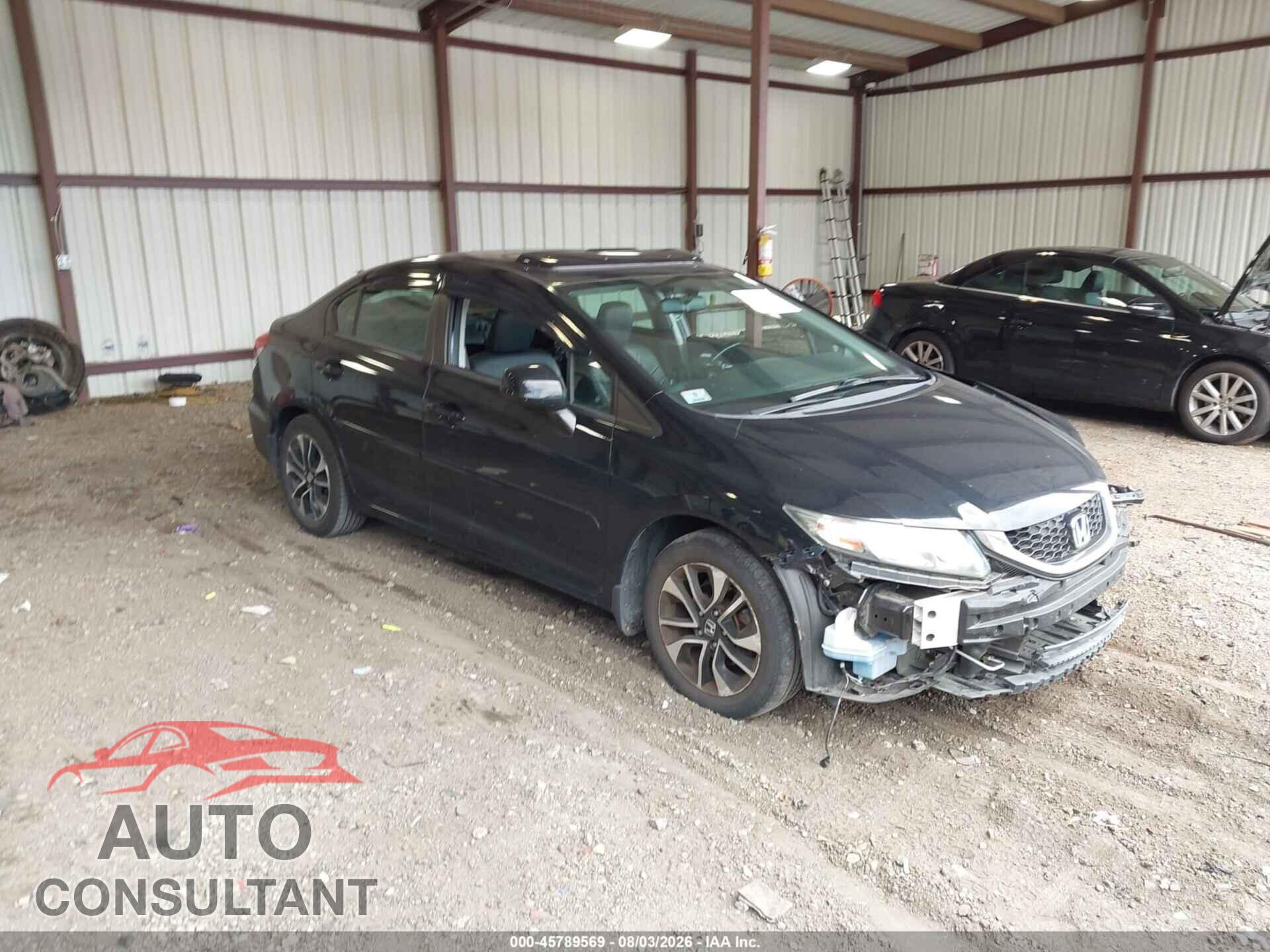 HONDA CIVIC 2013 - 19XFB2F94DE023140