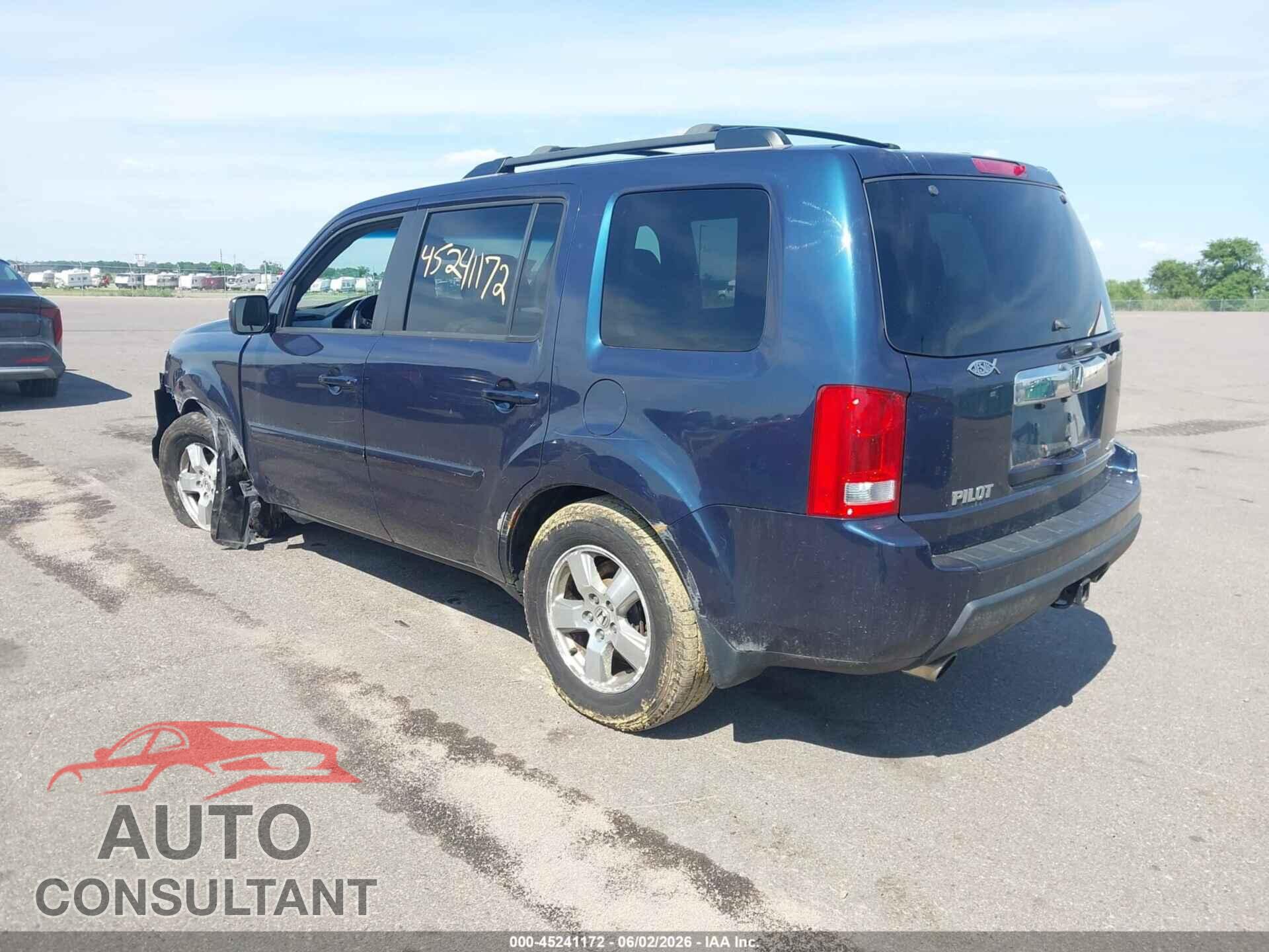 HONDA PILOT 2011 - 5FNYF4H69BB089556