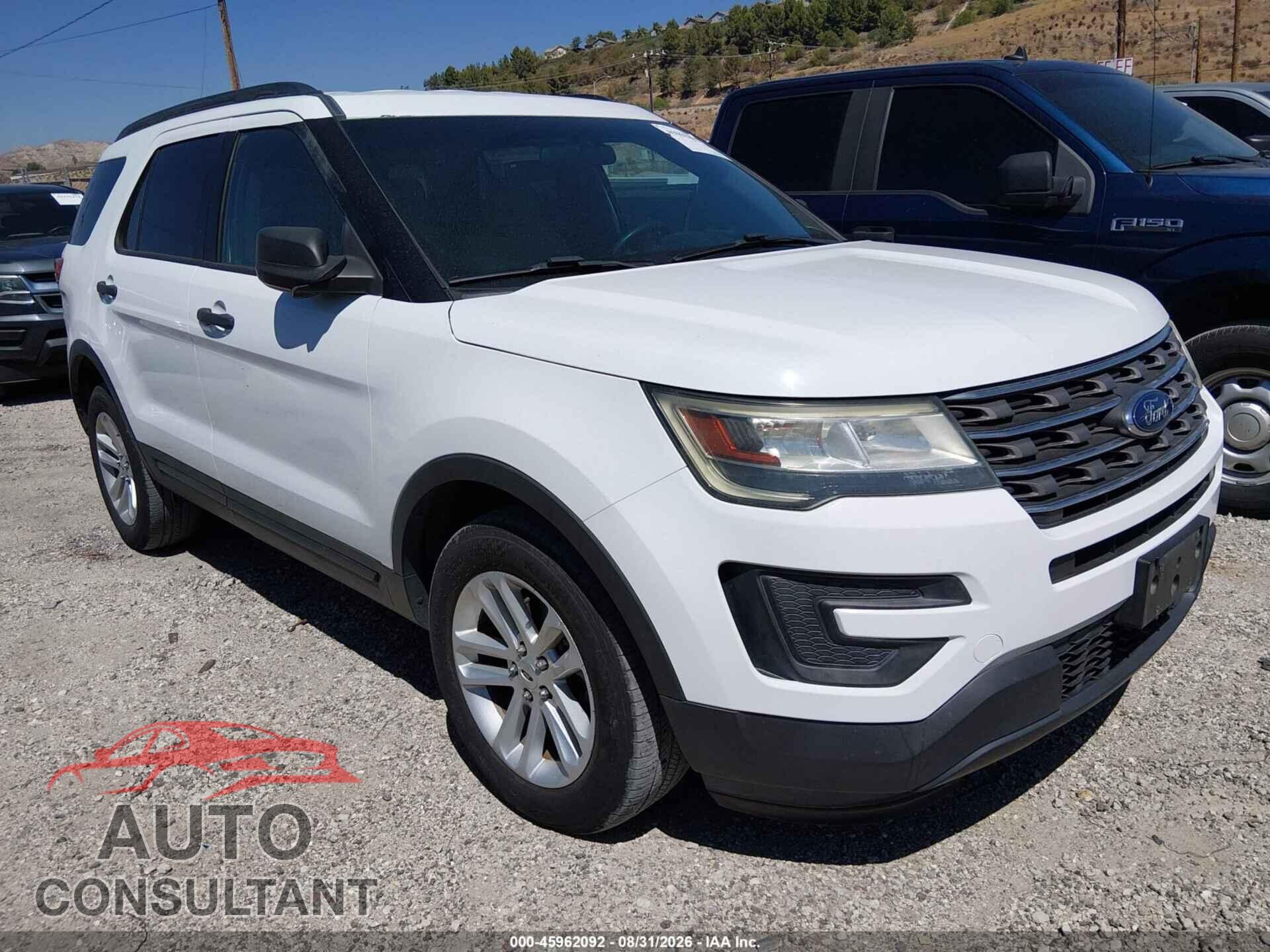 FORD EXPLORER 2016 - 1FM5K8B81GGD32477
