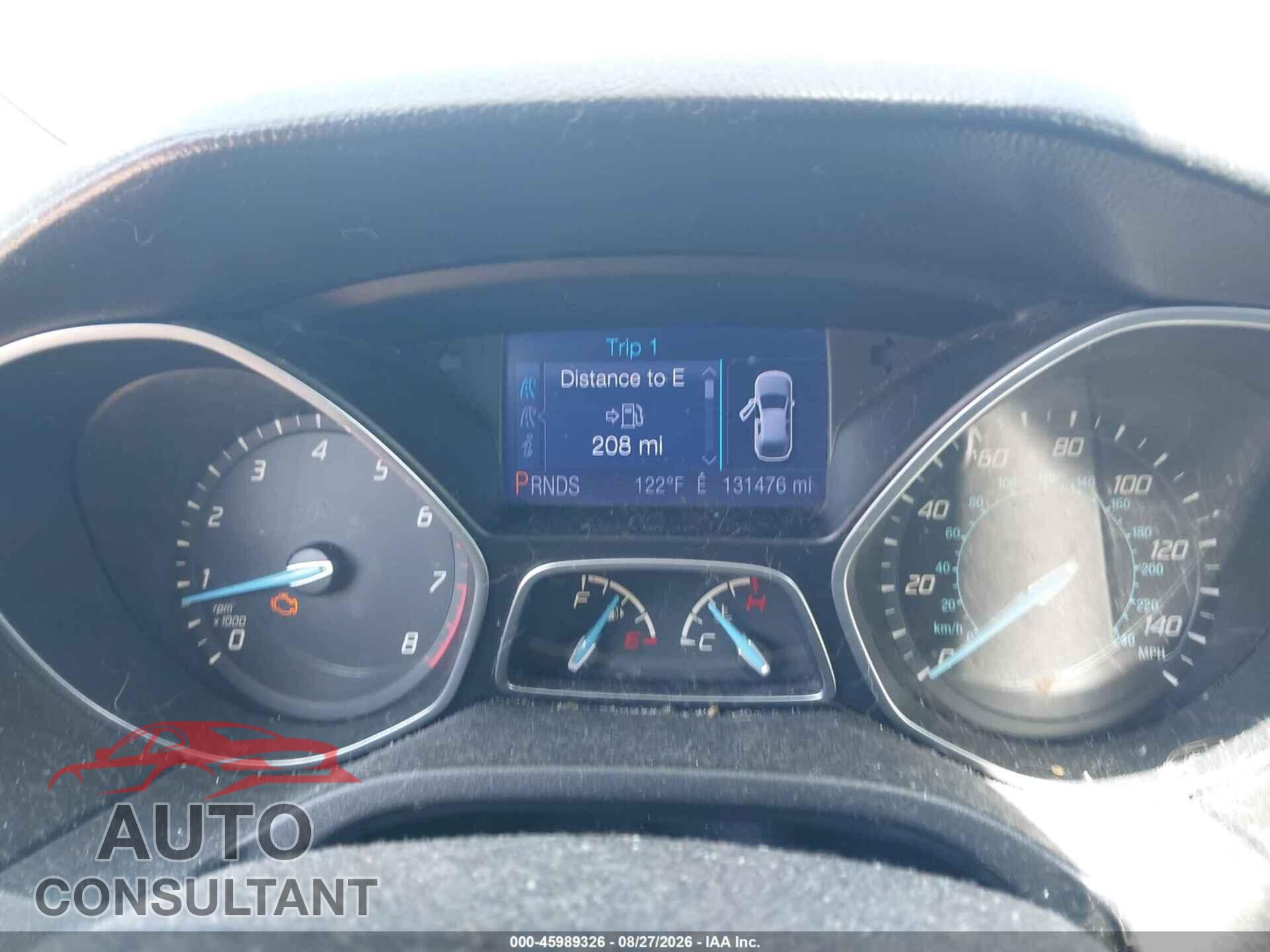 FORD FOCUS 2013 - 1FADP3F25DL121608