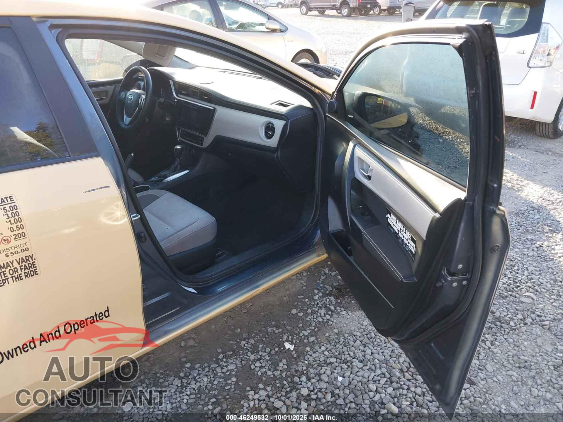 TOYOTA COROLLA 2019 - 2T1BURHE9KC196904