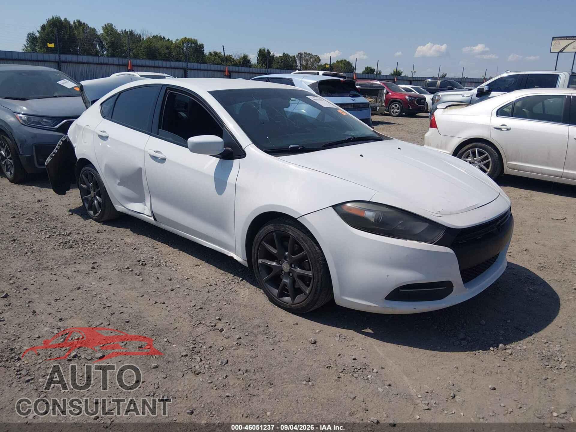 DODGE DART 2016 - 1C3CDFAA0GD703875