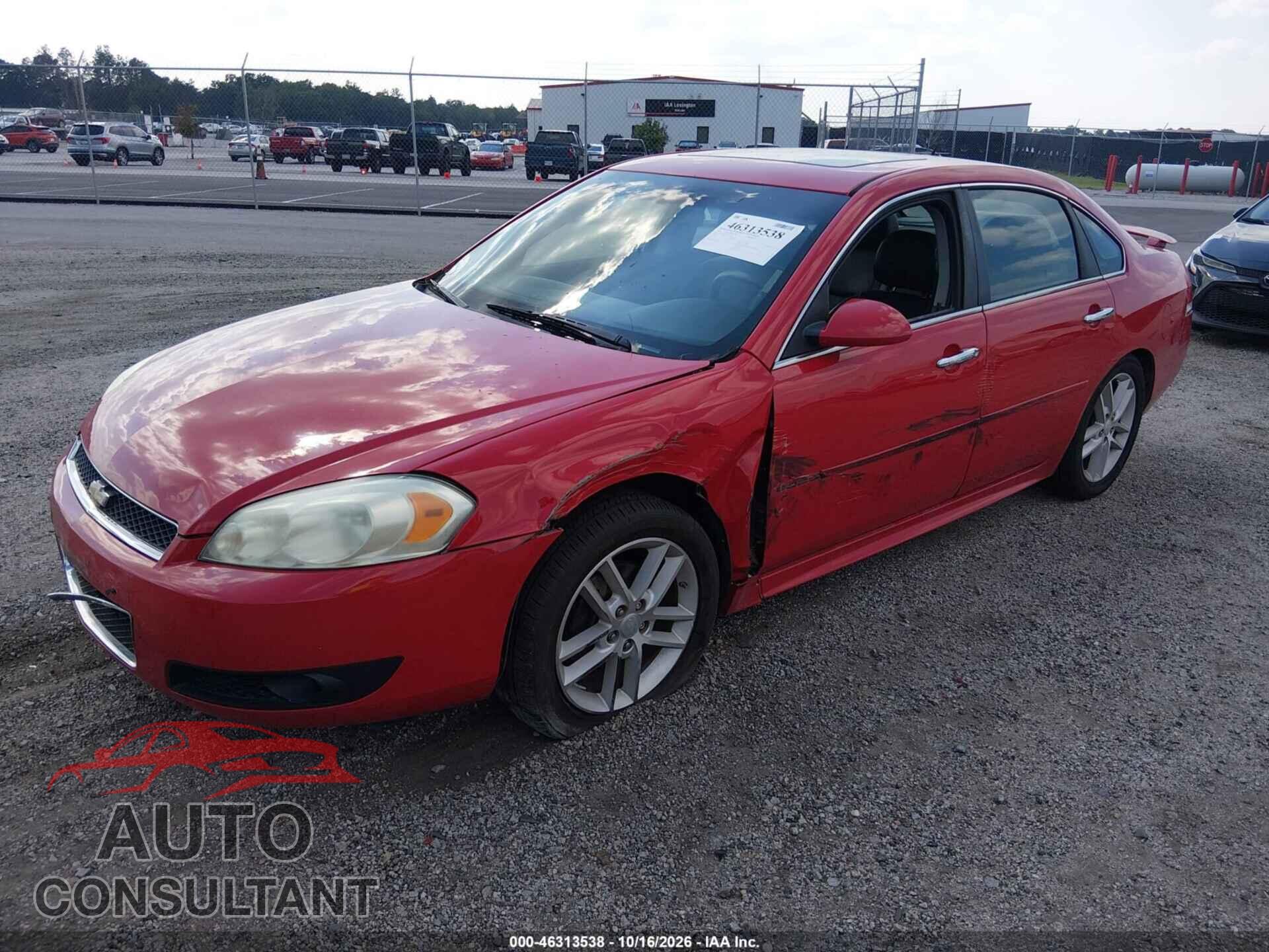 CHEVROLET IMPALA 2013 - 2G1WC5E31D1197541