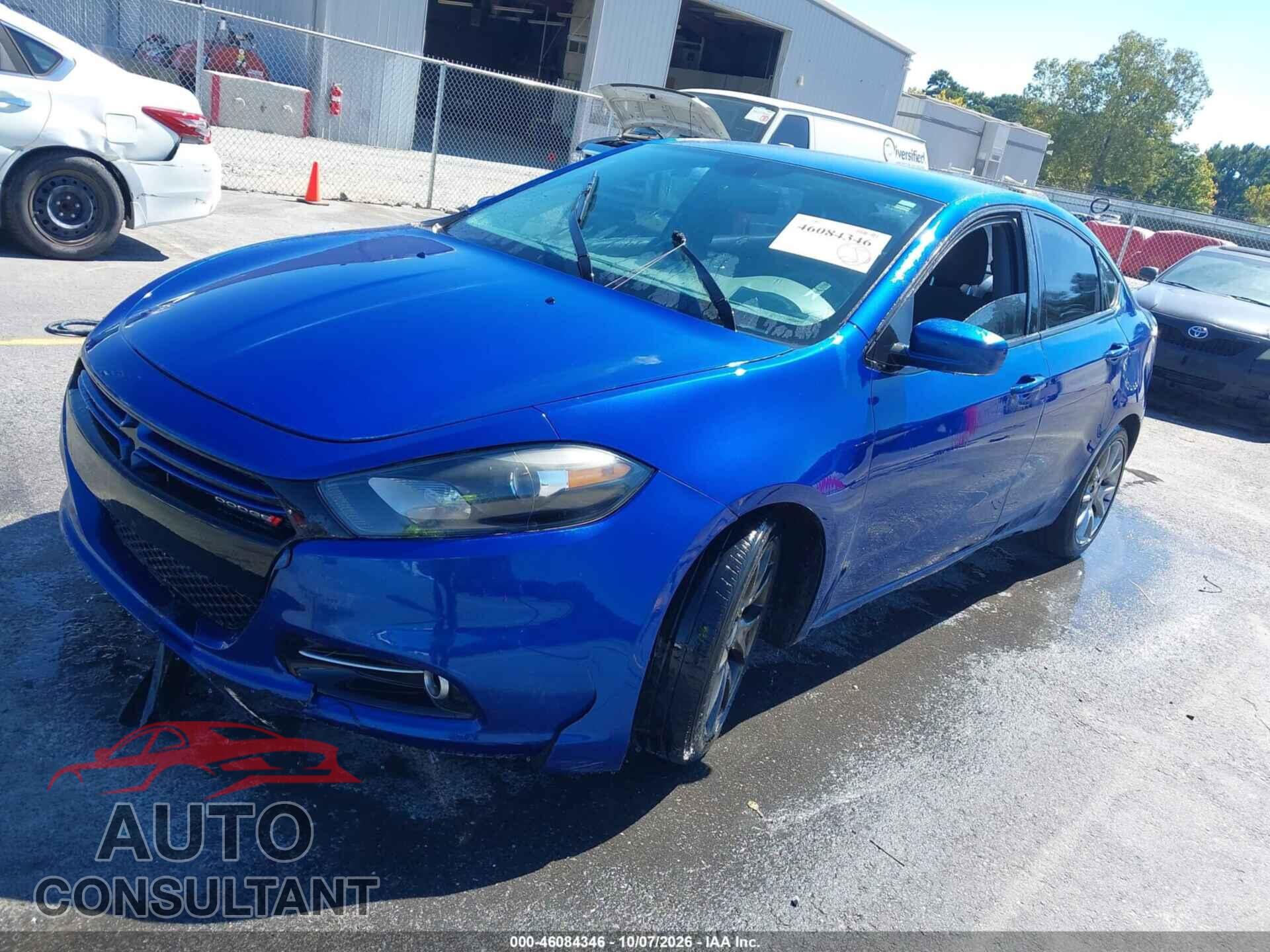DODGE DART 2013 - 1C3CDFBA3DD107217