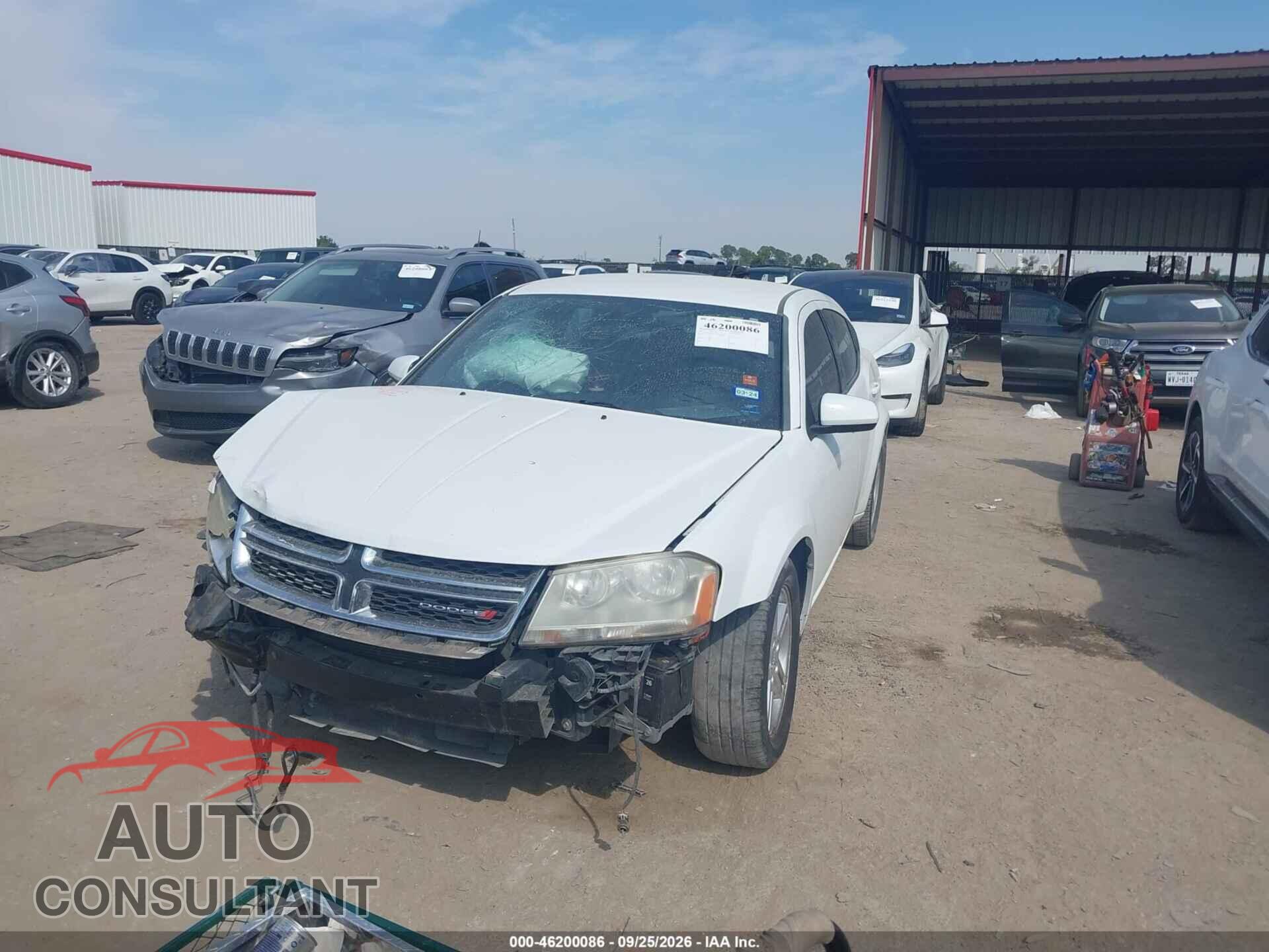 DODGE AVENGER 2013 - 1C3CDZCB3DN567979