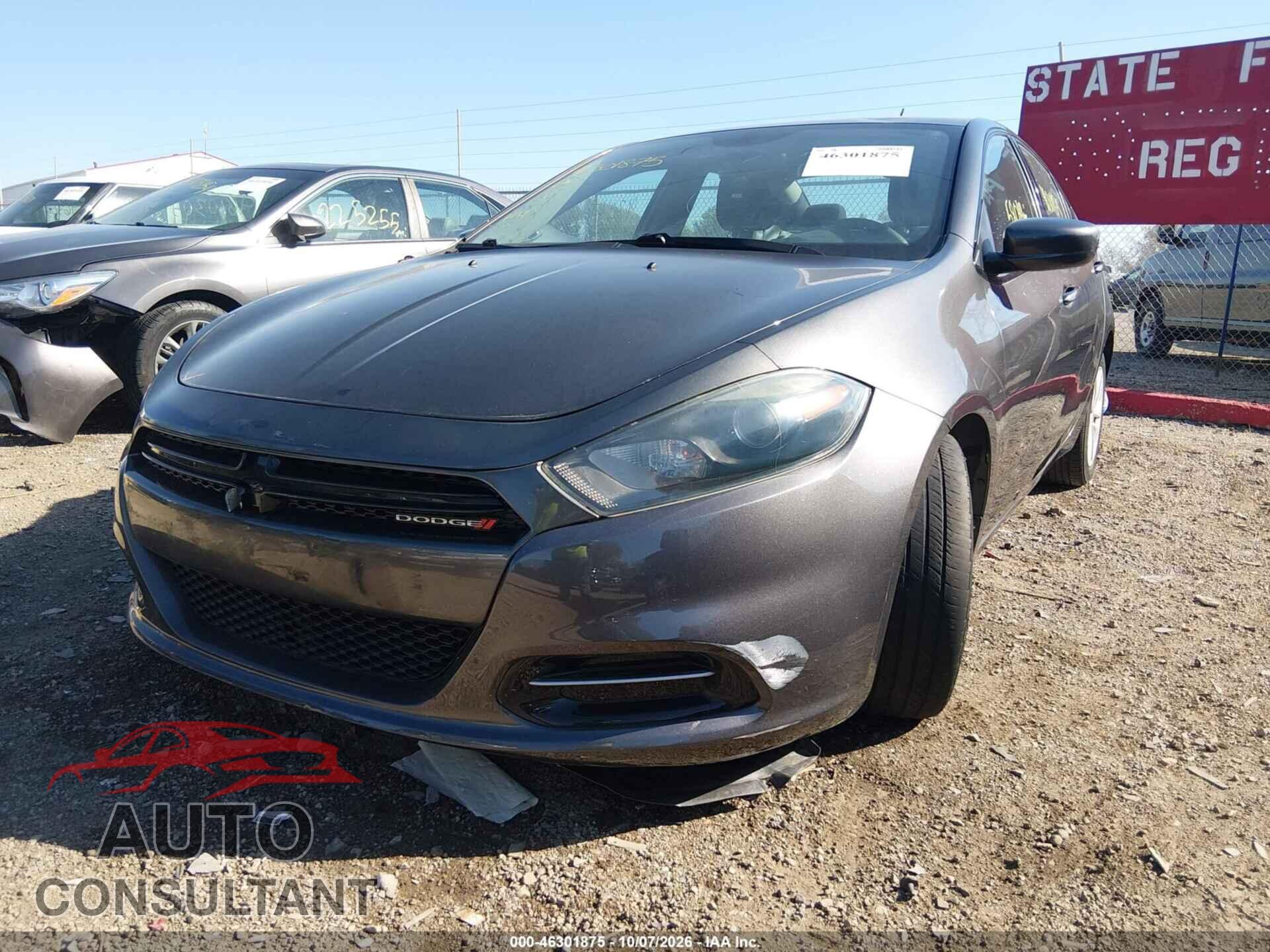 DODGE DART 2014 - 1C3CDFBB3ED870087