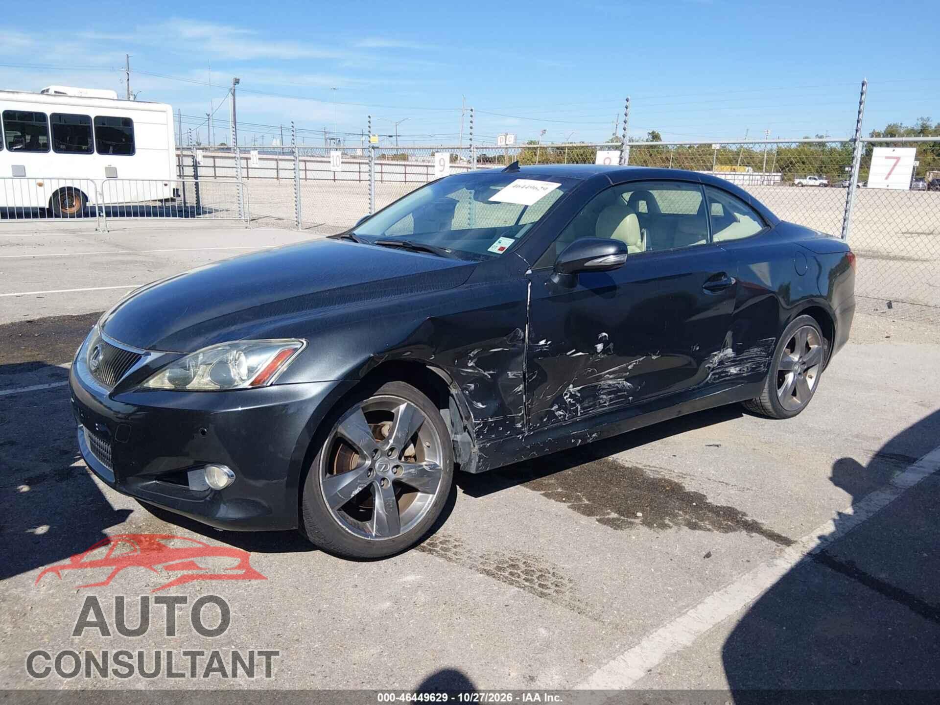 LEXUS IS 250C 2010 - JTHFF2C2XA2513990