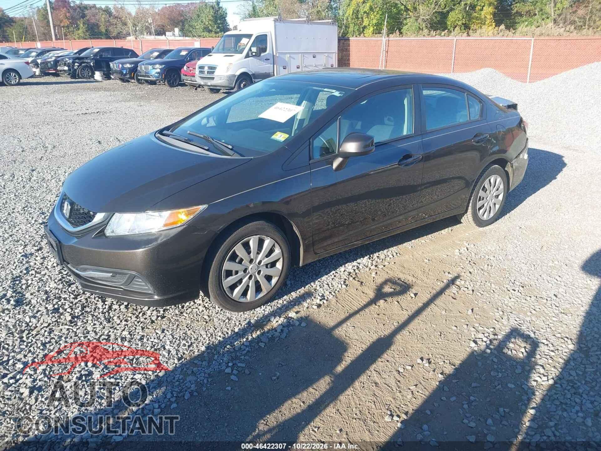 HONDA CIVIC 2013 - 19XFB2F86DE215814