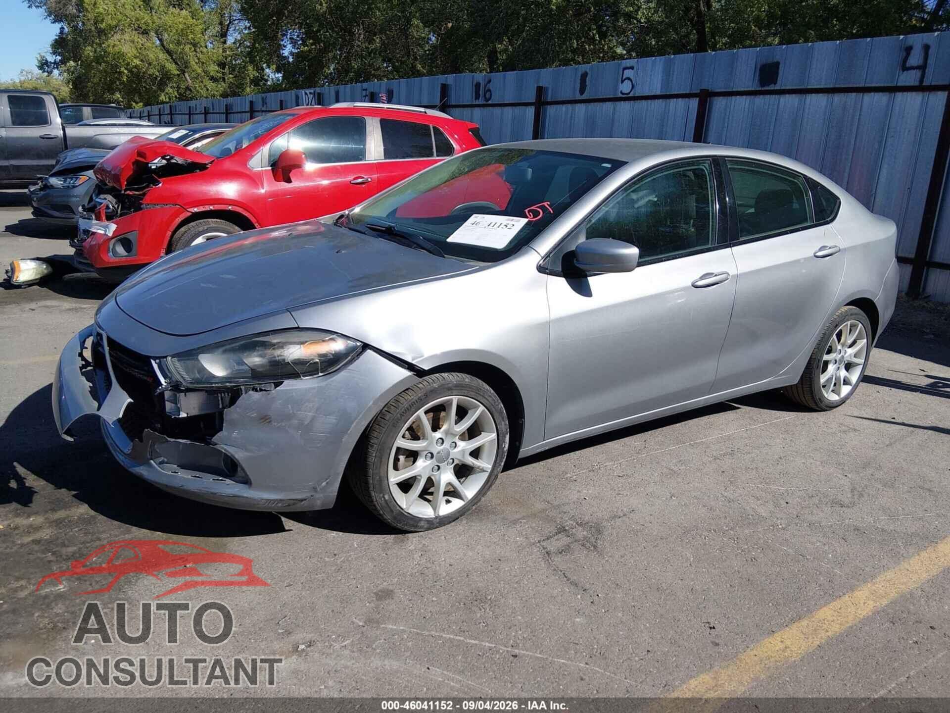 DODGE DART 2014 - 1C3CDFBB7ED738255