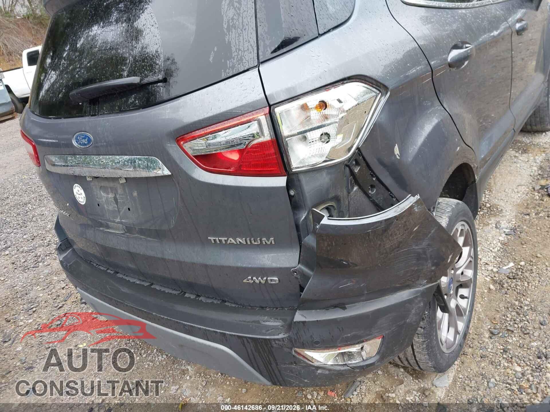 FORD ECOSPORT 2019 - MAJ6S3KL3KC294336
