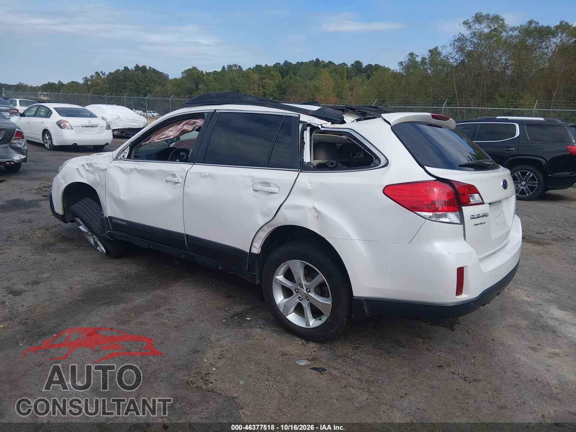 SUBARU OUTBACK 2014 - 4S4BRBLC2E3223254
