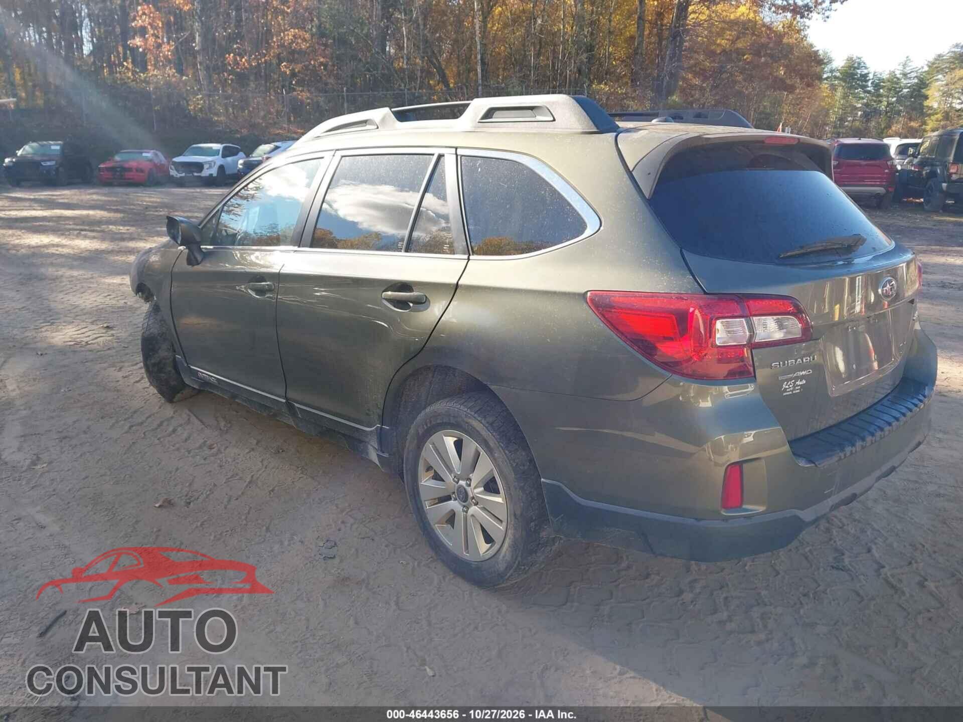 SUBARU OUTBACK 2015 - 4S4BSBFC3F3298692