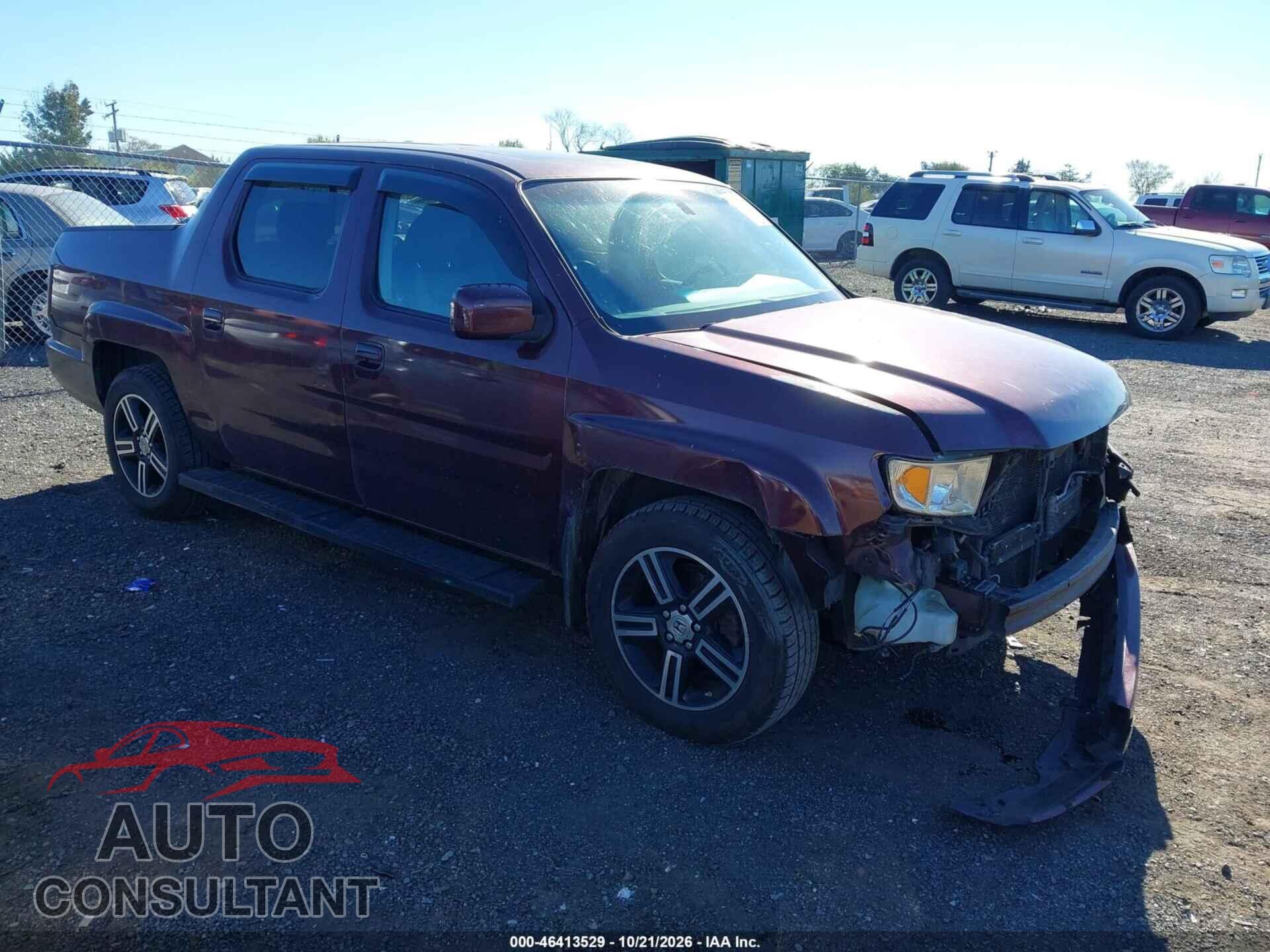 HONDA RIDGELINE 2009 - 5FPYK16539B107801