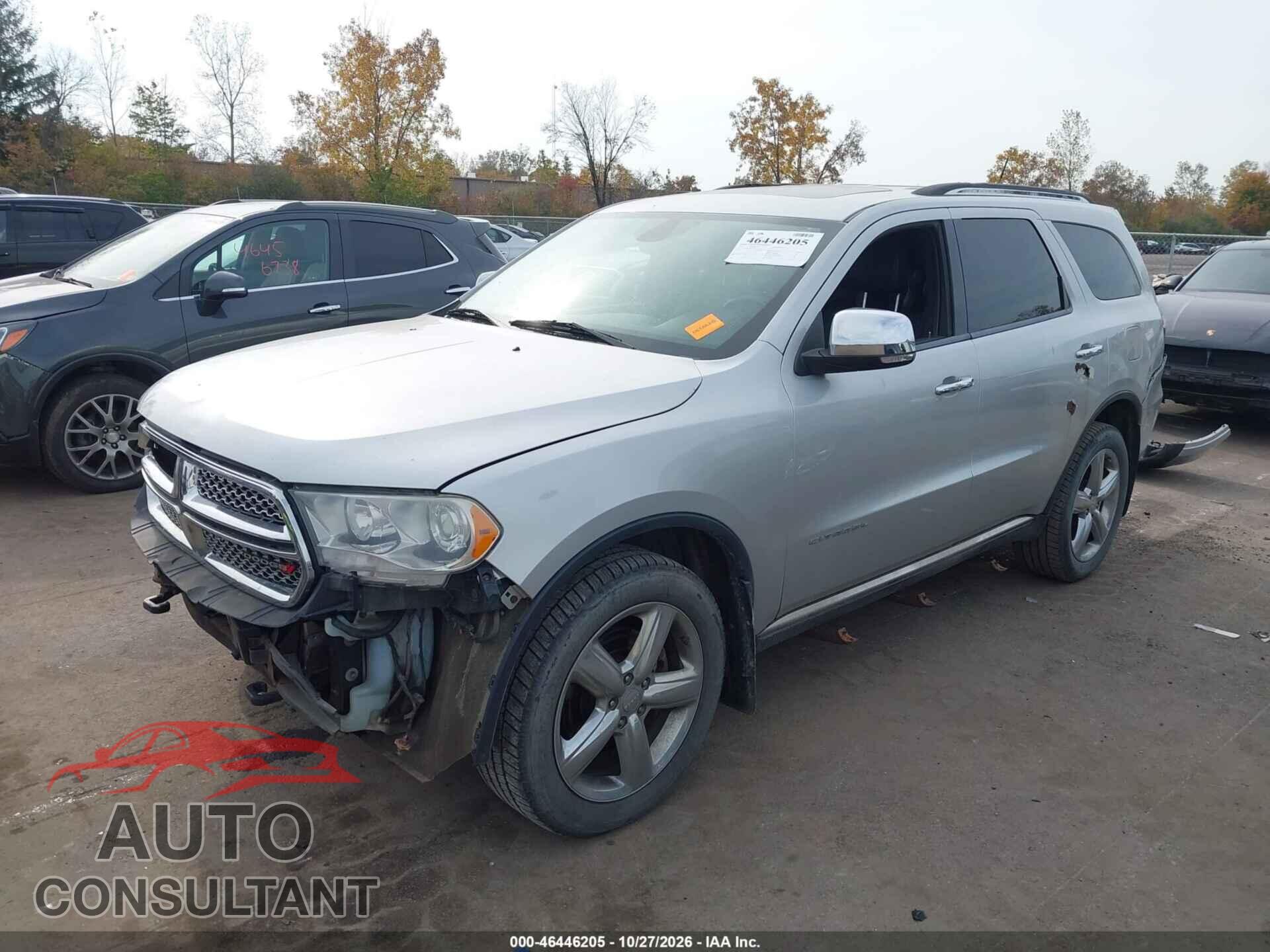 DODGE DURANGO 2012 - 1C4RDJEG7CC301570