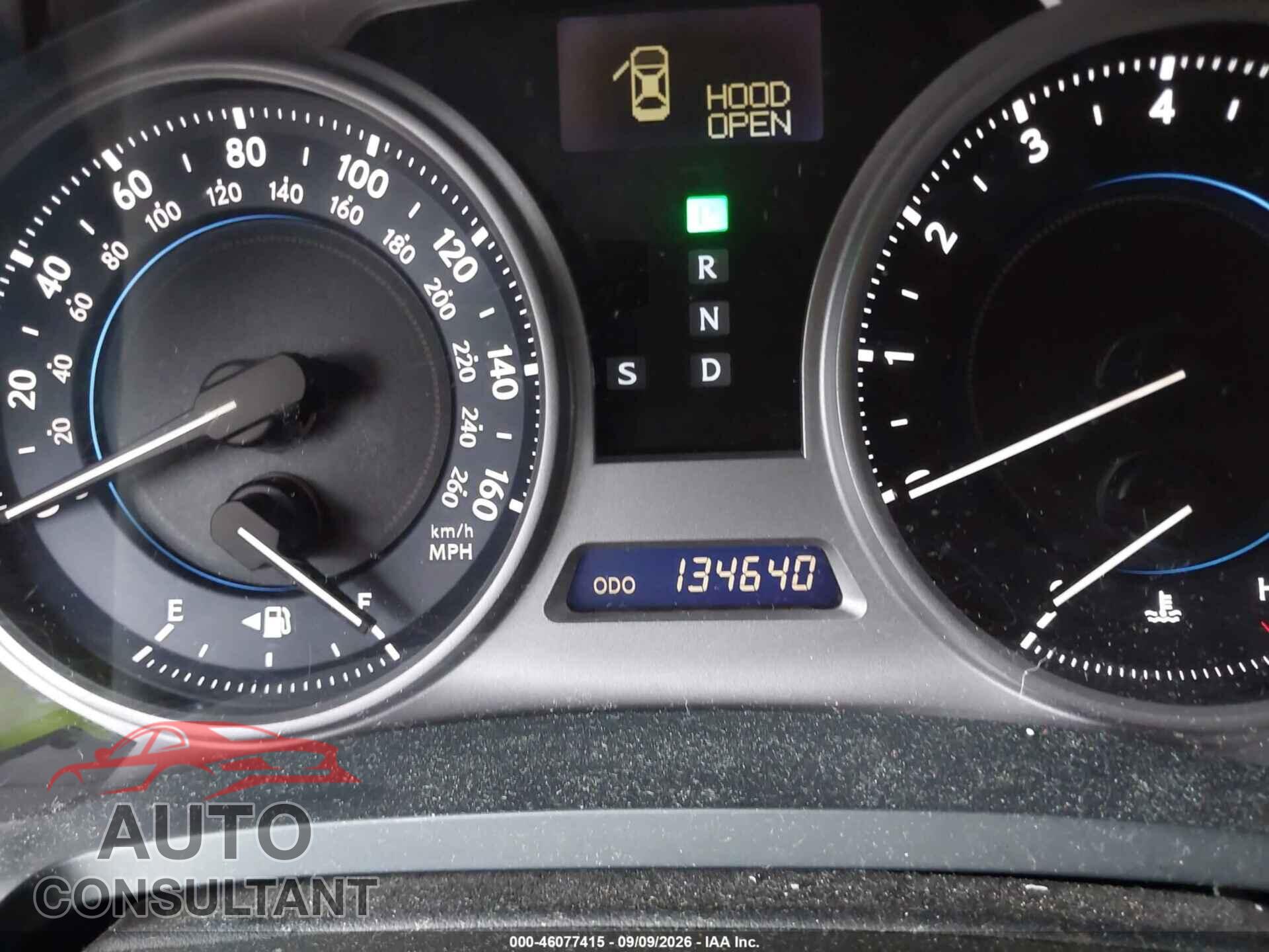 LEXUS IS 250 2009 - JTHBK262995104735