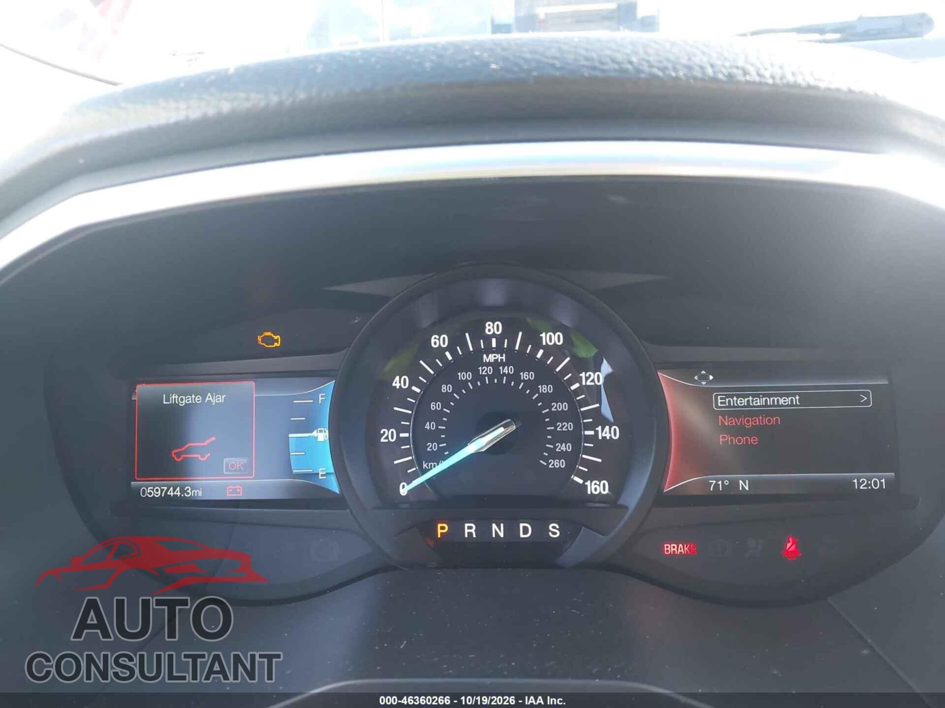 FORD EDGE 2019 - 2FMPK4K98KBB40449