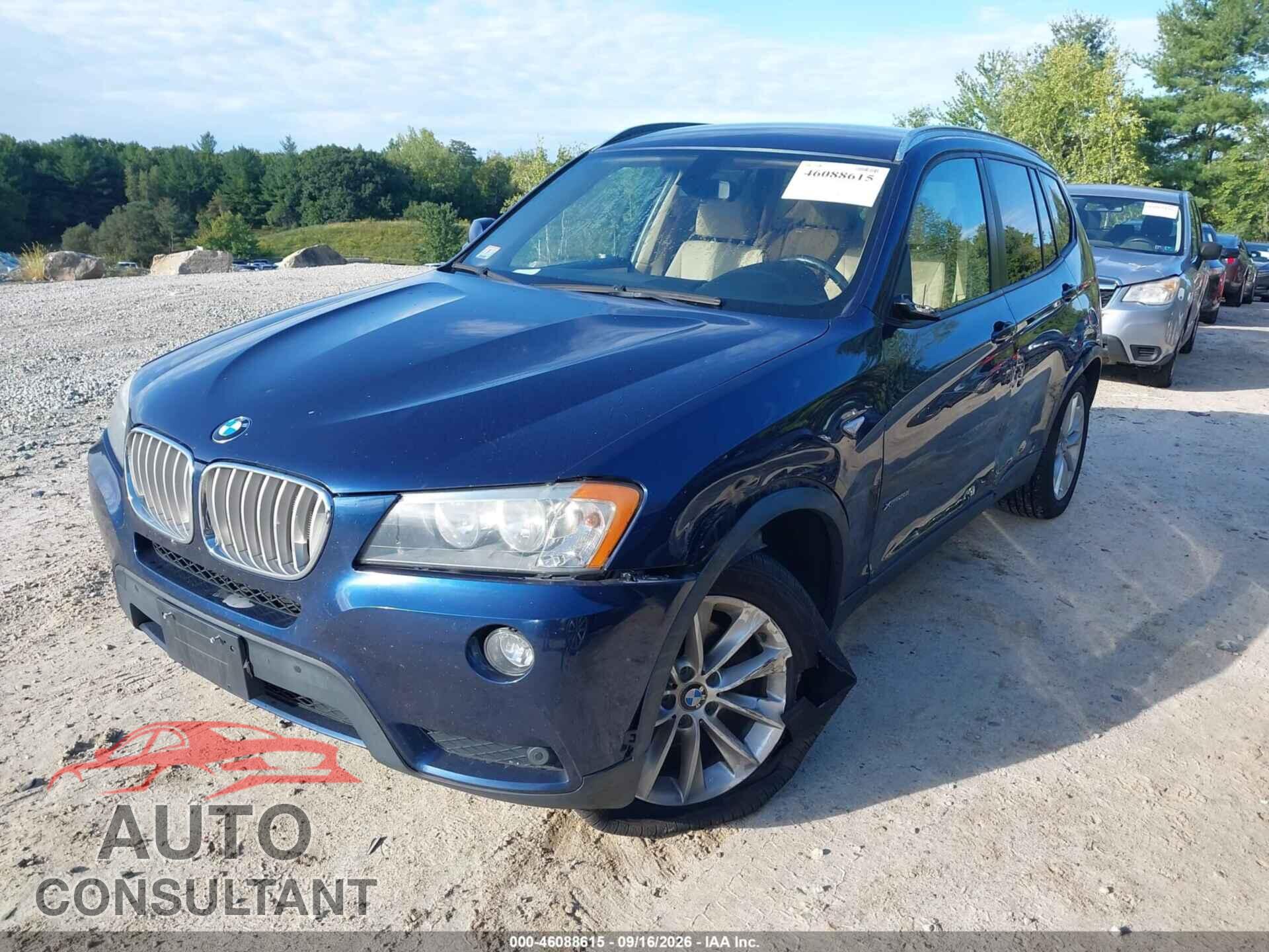 BMW X3 2013 - 5UXWX9C53D0A26844