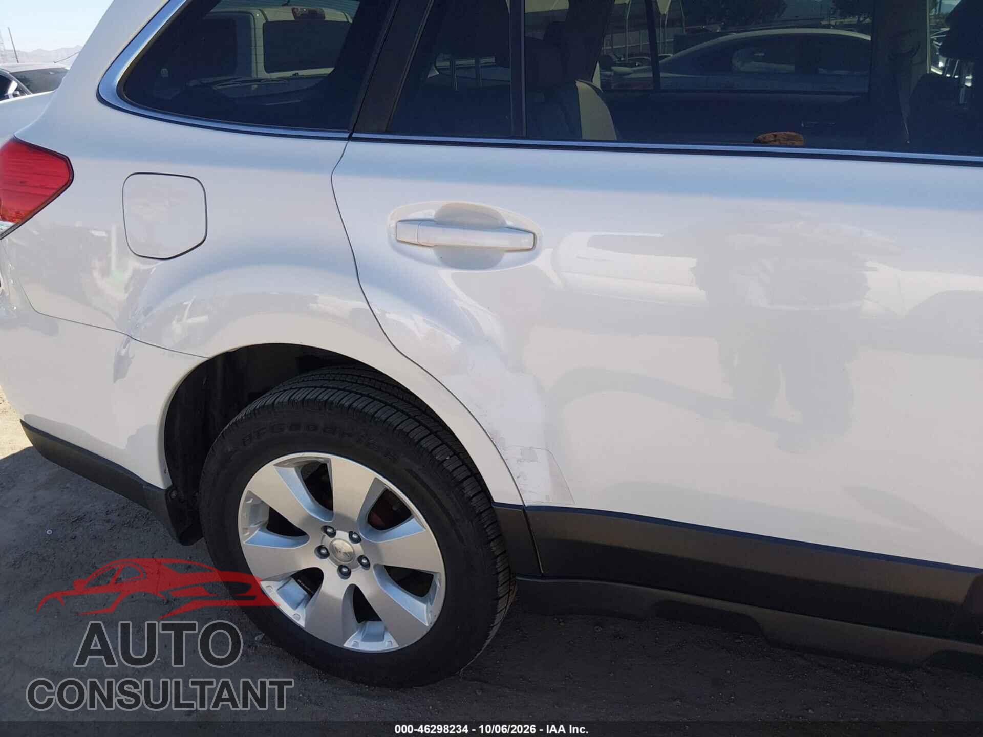 SUBARU OUTBACK 2012 - 4S4BRCCCXC3213073