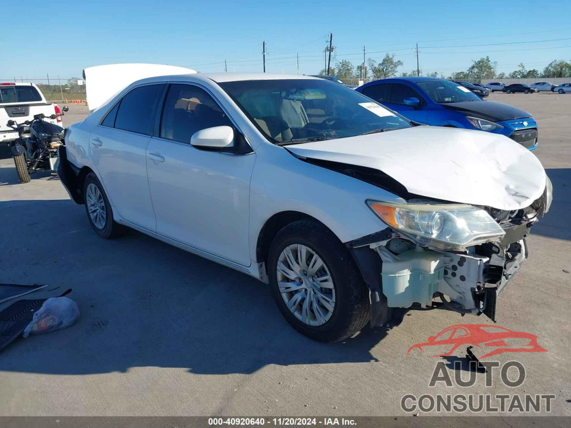 TOYOTA CAMRY 2013 - 4T1BF1FK7DU245930