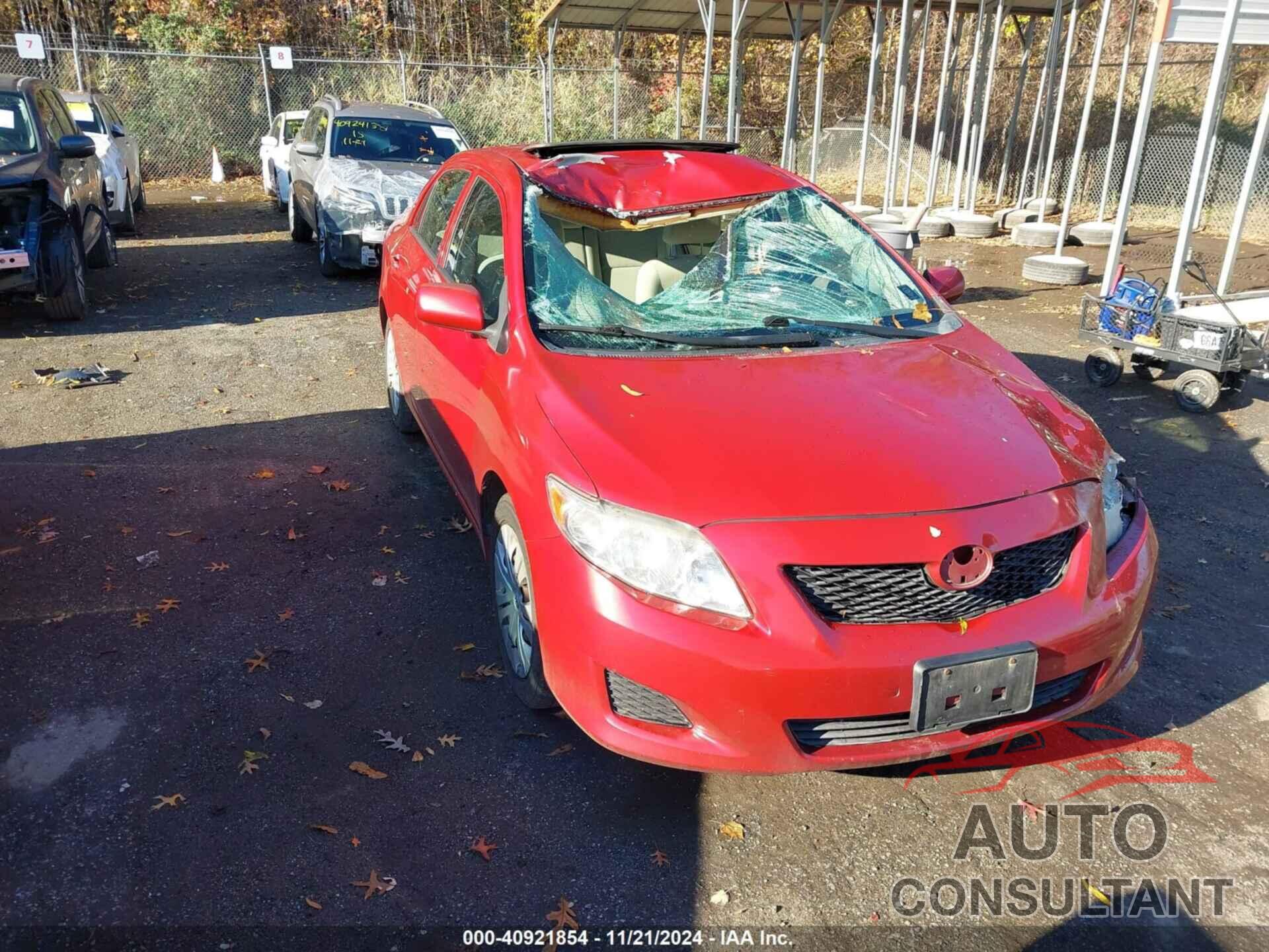 TOYOTA COROLLA 2010 - 2T1BU4EE5AC393137