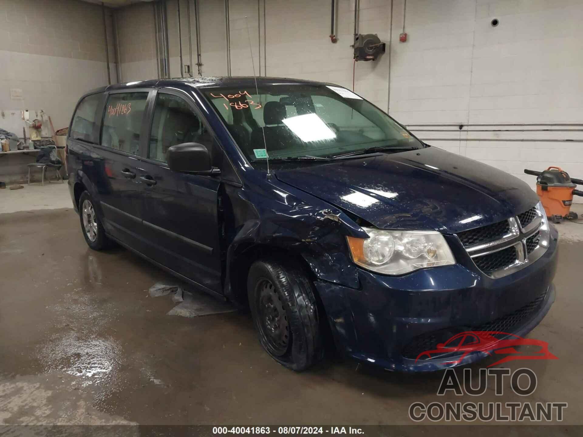 DODGE GRAND CARAVAN 2012 - 2C4RDGBG8CR367236