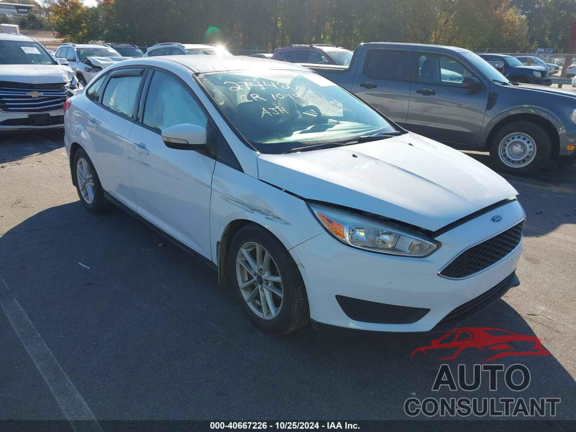 FORD FOCUS 2016 - 1FADP3F20GL241496