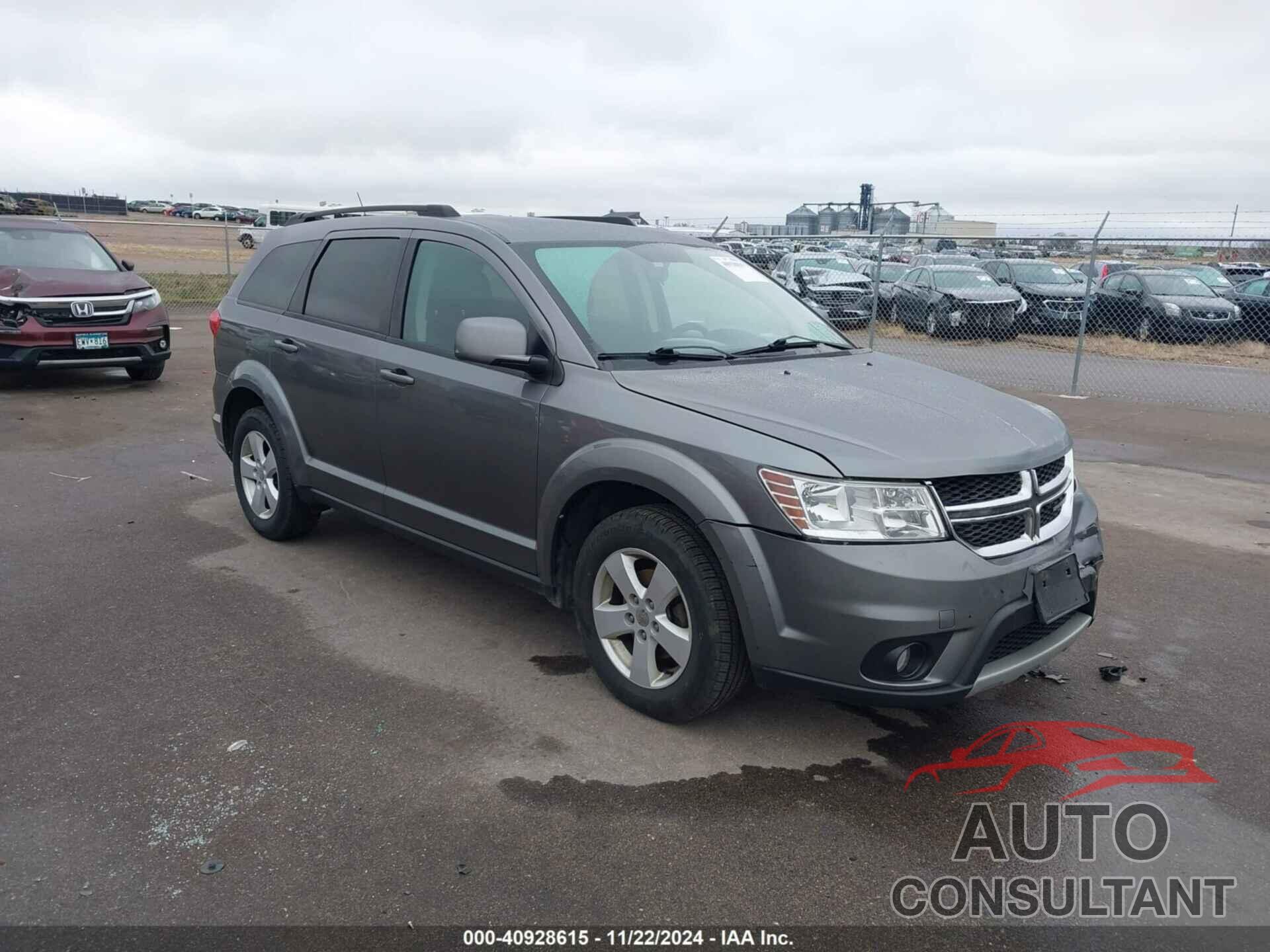 DODGE JOURNEY 2012 - 3C4PDCBG9CT271161