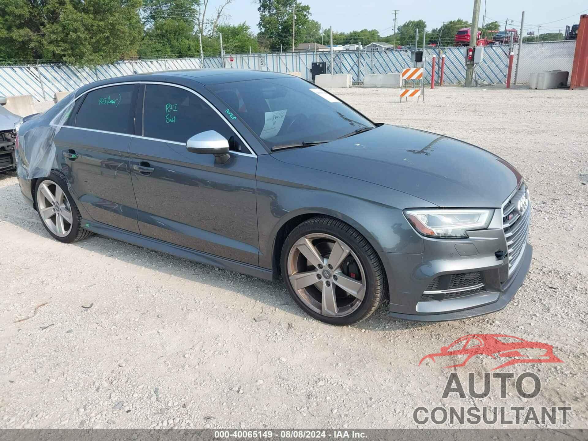 AUDI S3 2017 - WAUB1GFF7H1031677