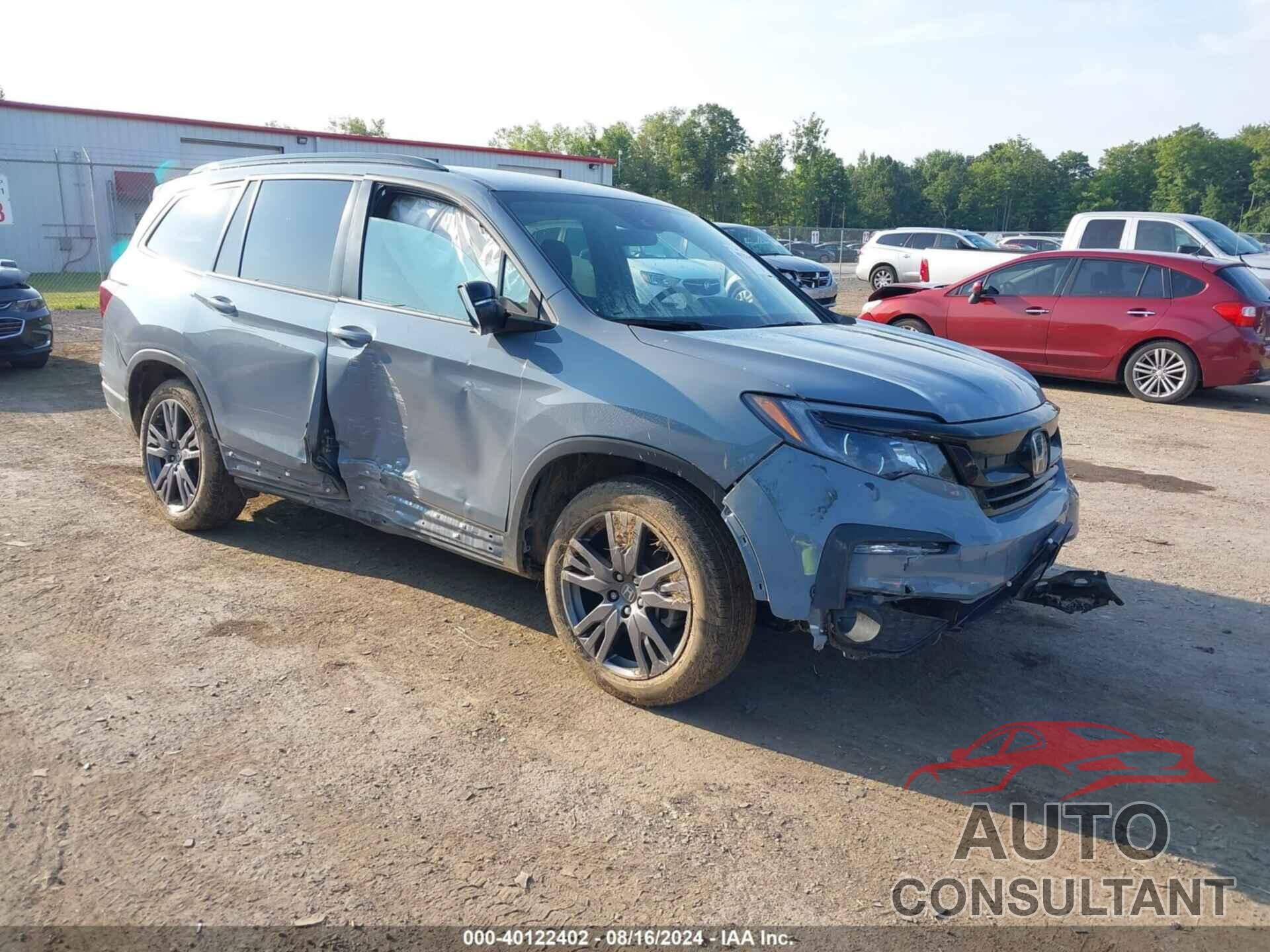 HONDA PILOT 2022 - 5FNYF6H39NB104031