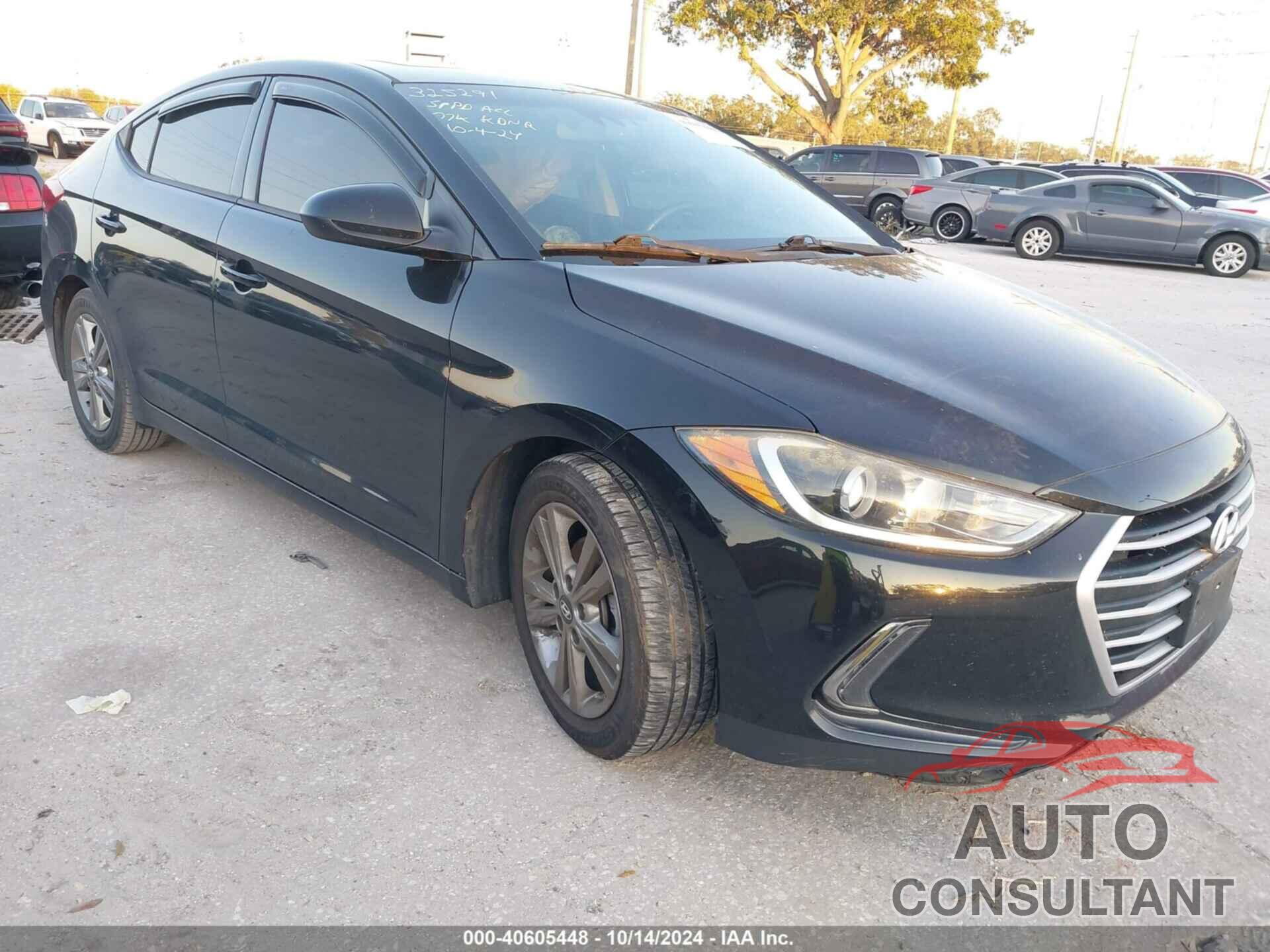 HYUNDAI ELANTRA 2017 - 5NPD84LF4HH169597