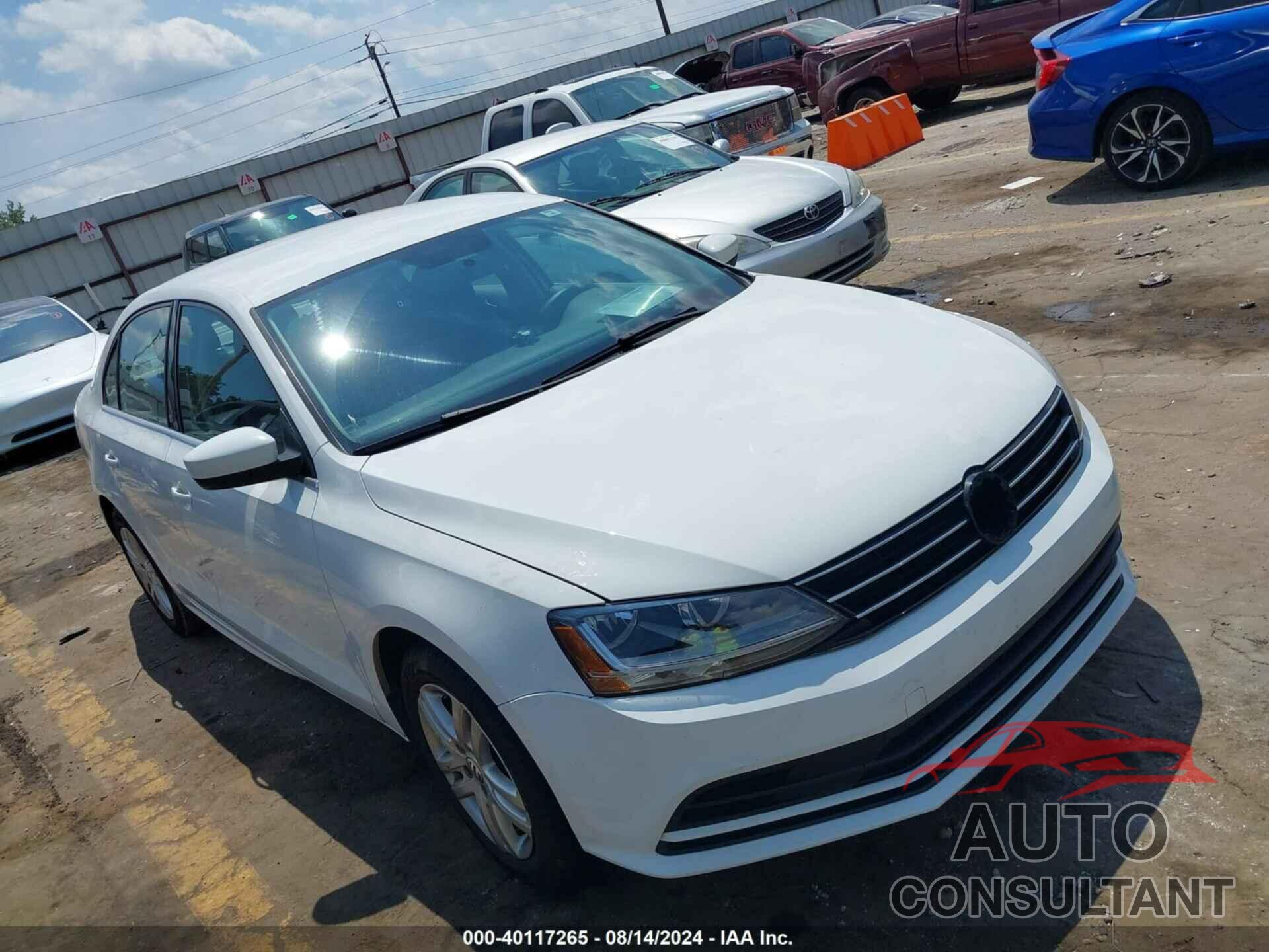 VOLKSWAGEN JETTA 2017 - 3VW2B7AJ0HM230789