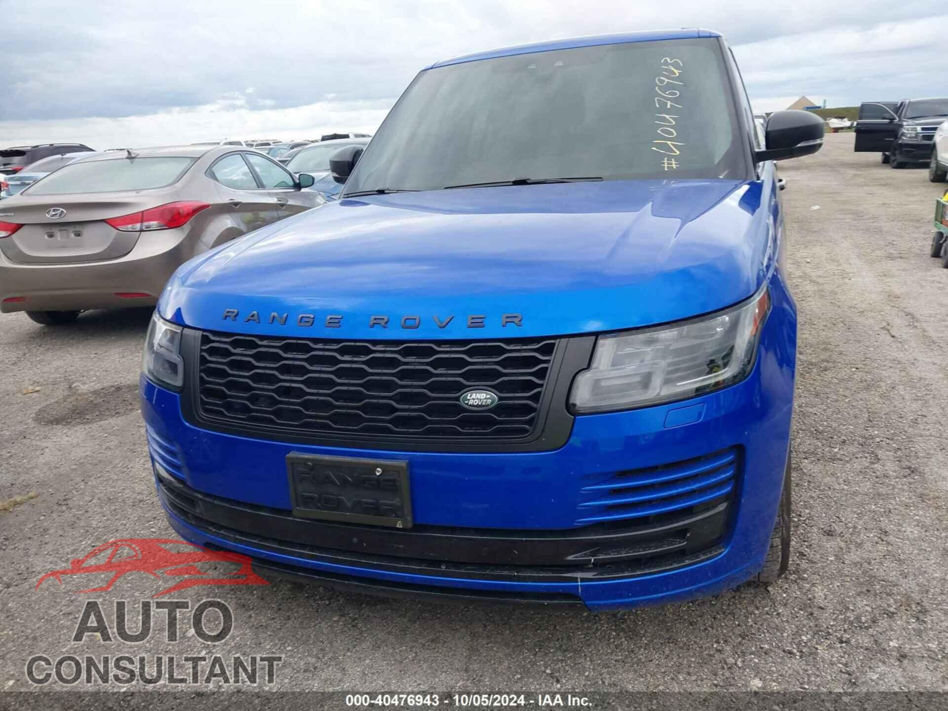 LAND ROVER RANGE ROVER 2019 - SALGS2REXKA563937
