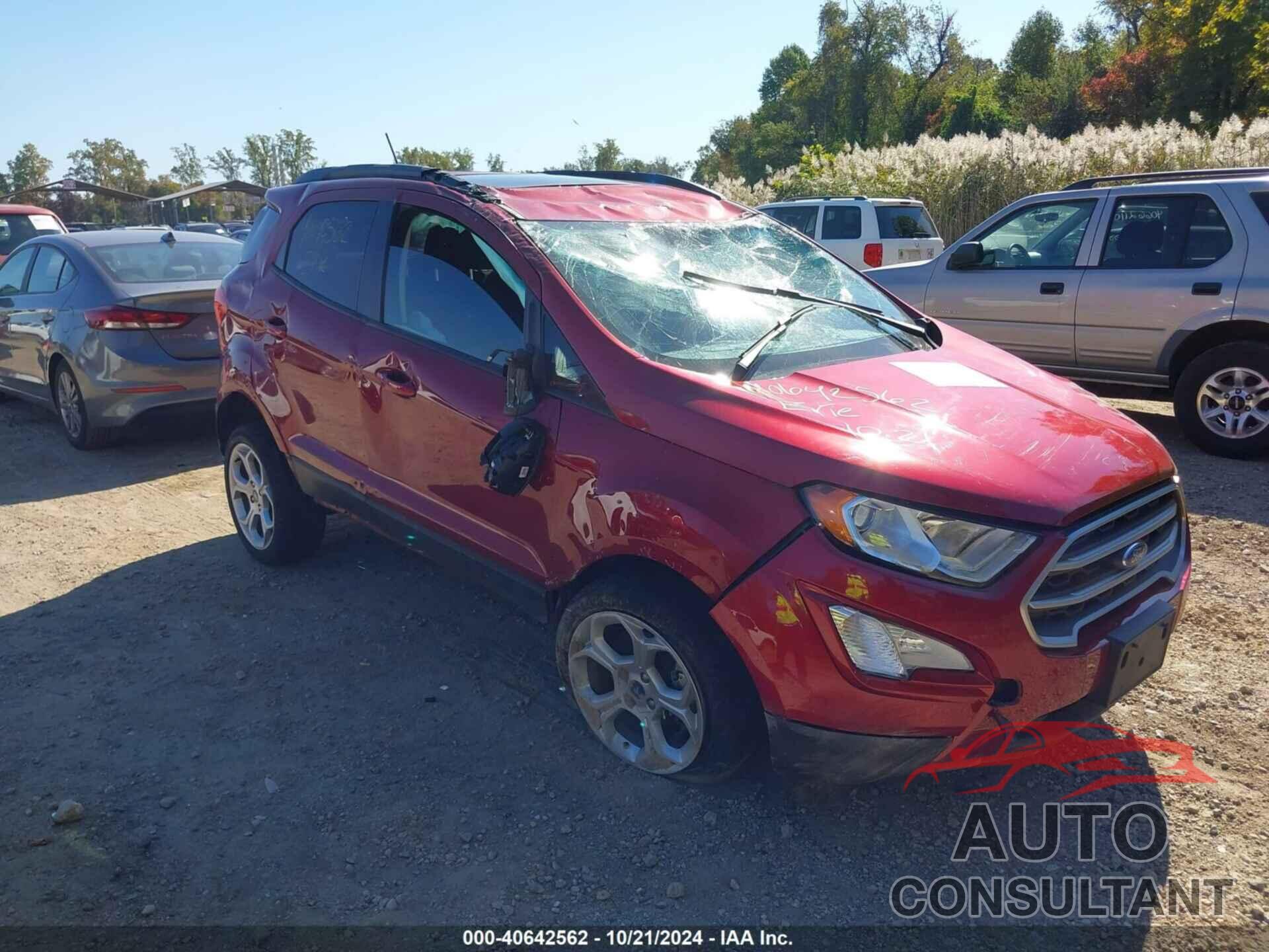 FORD ECOSPORT 2022 - MAJ6S3GL0NC460356