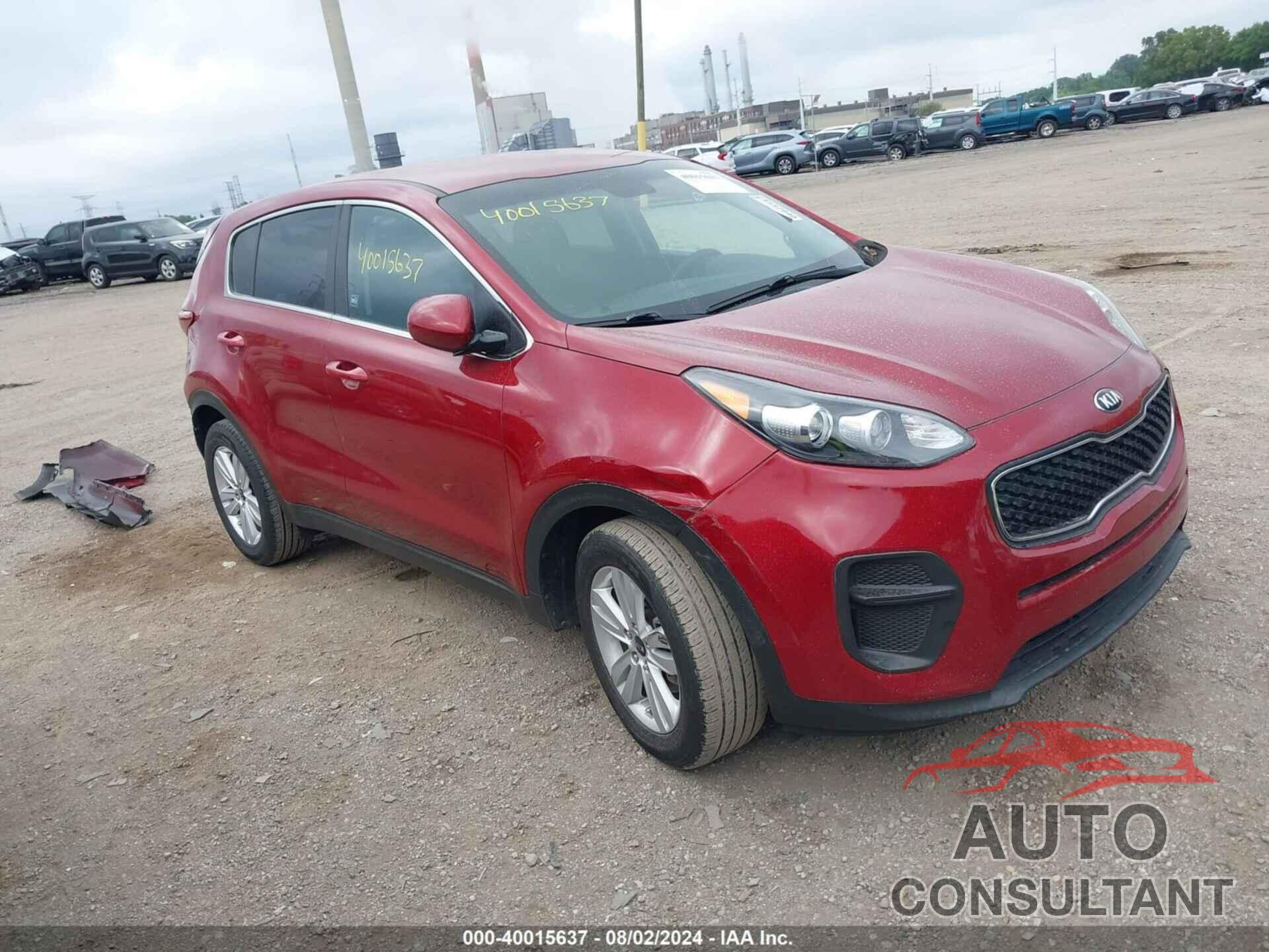 KIA SPORTAGE 2018 - KNDPM3AC9J7483137