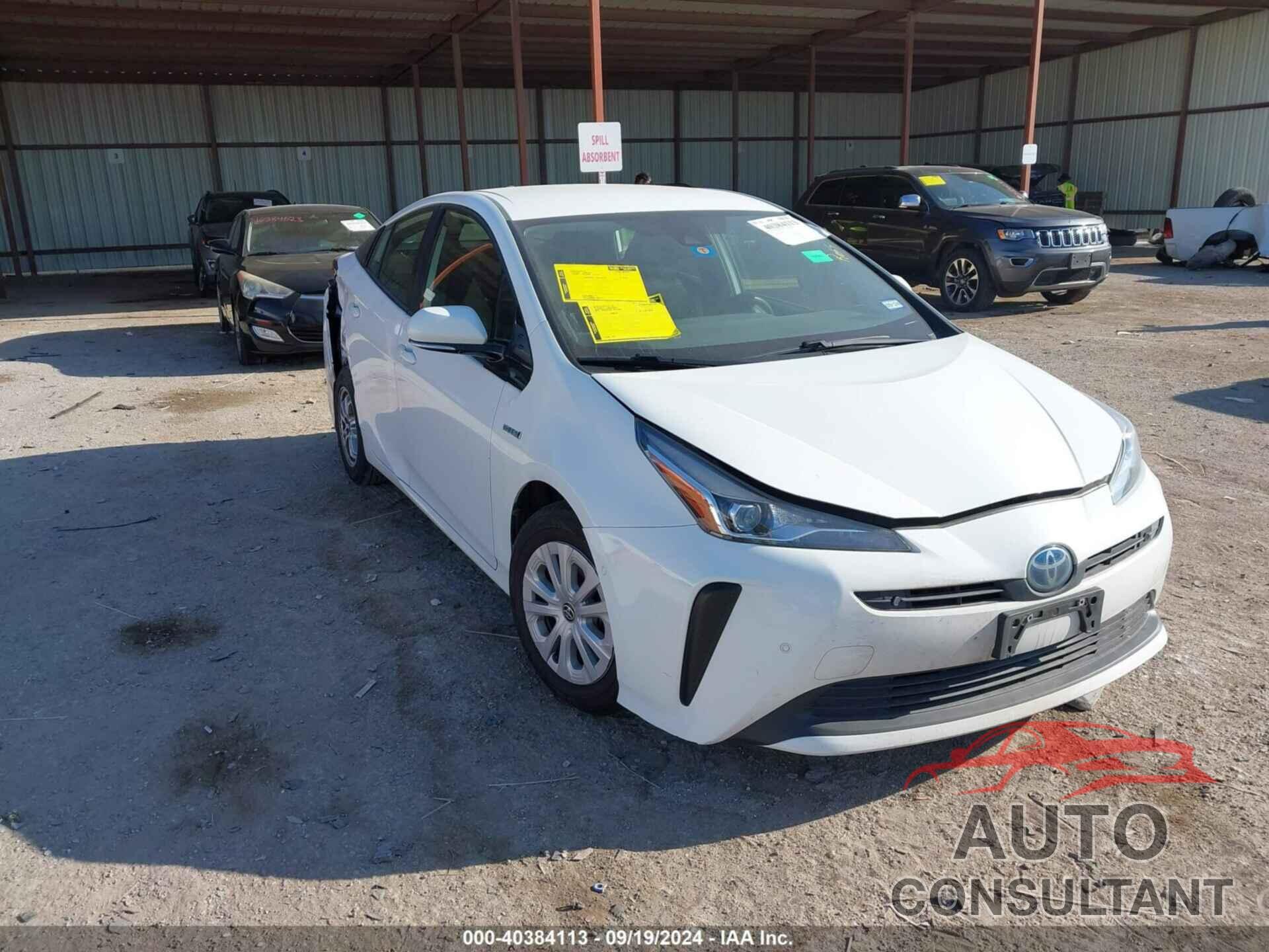 TOYOTA PRIUS 2020 - JTDKARFU4L3109083